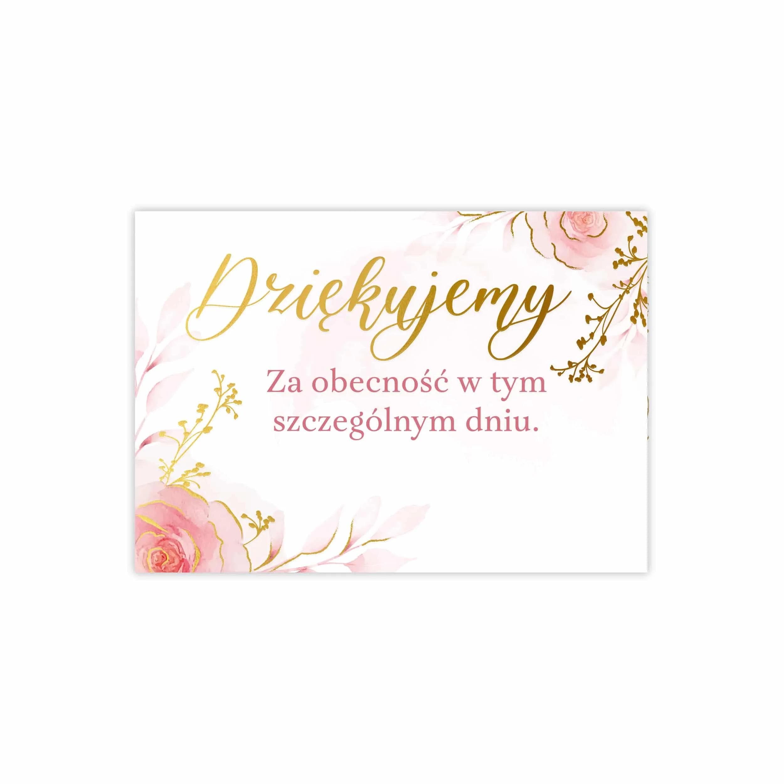 Winietka podziękowanie dla gości - 20