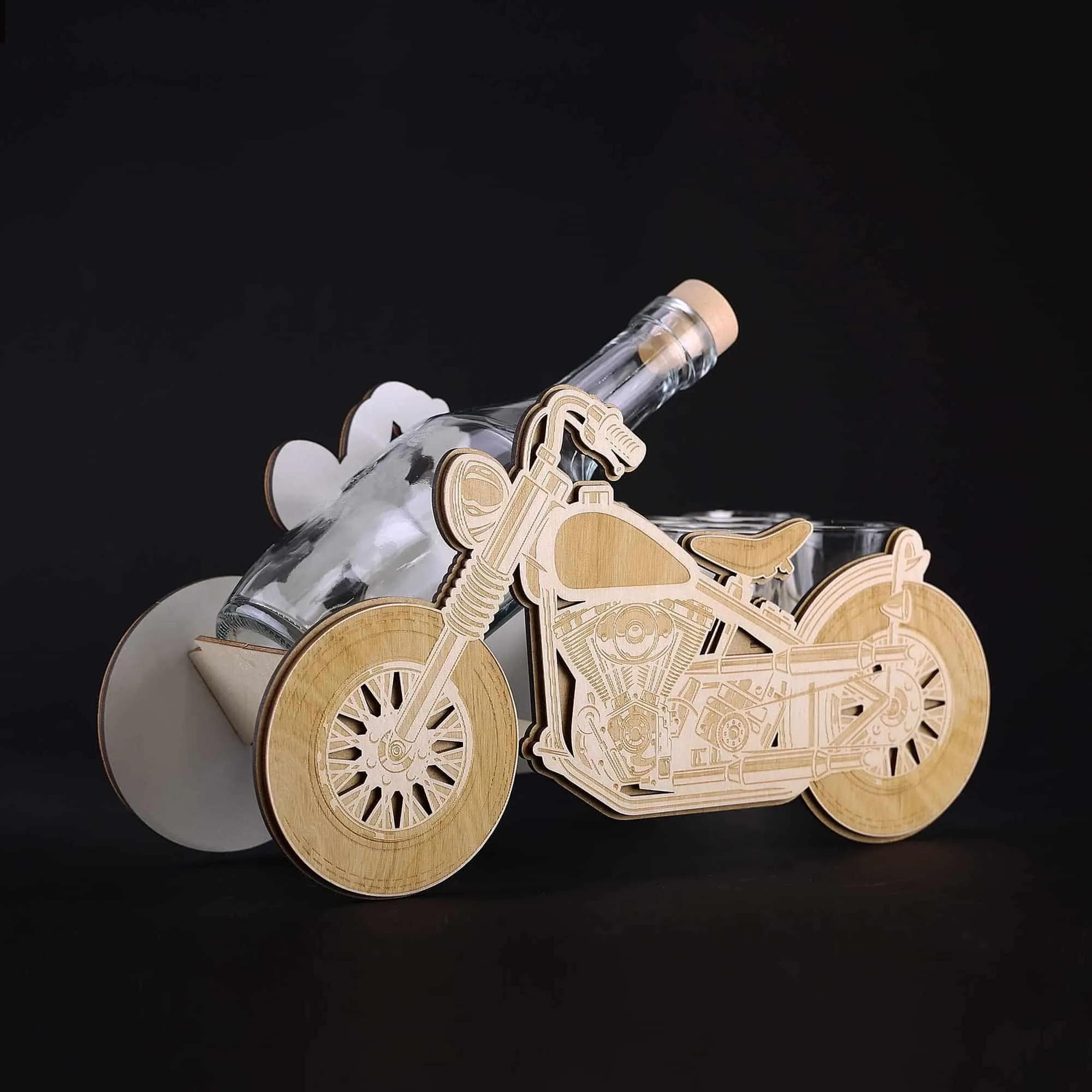 Upominek drewniany - Motor