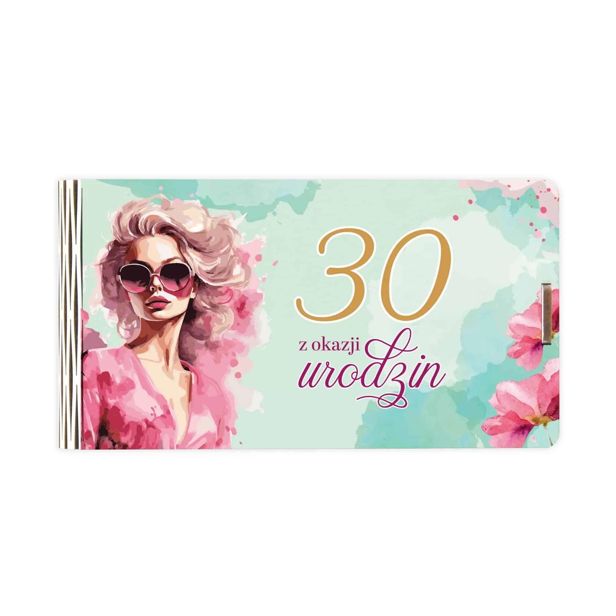 Pudełko mini drewno na 30 Urodziny - 20