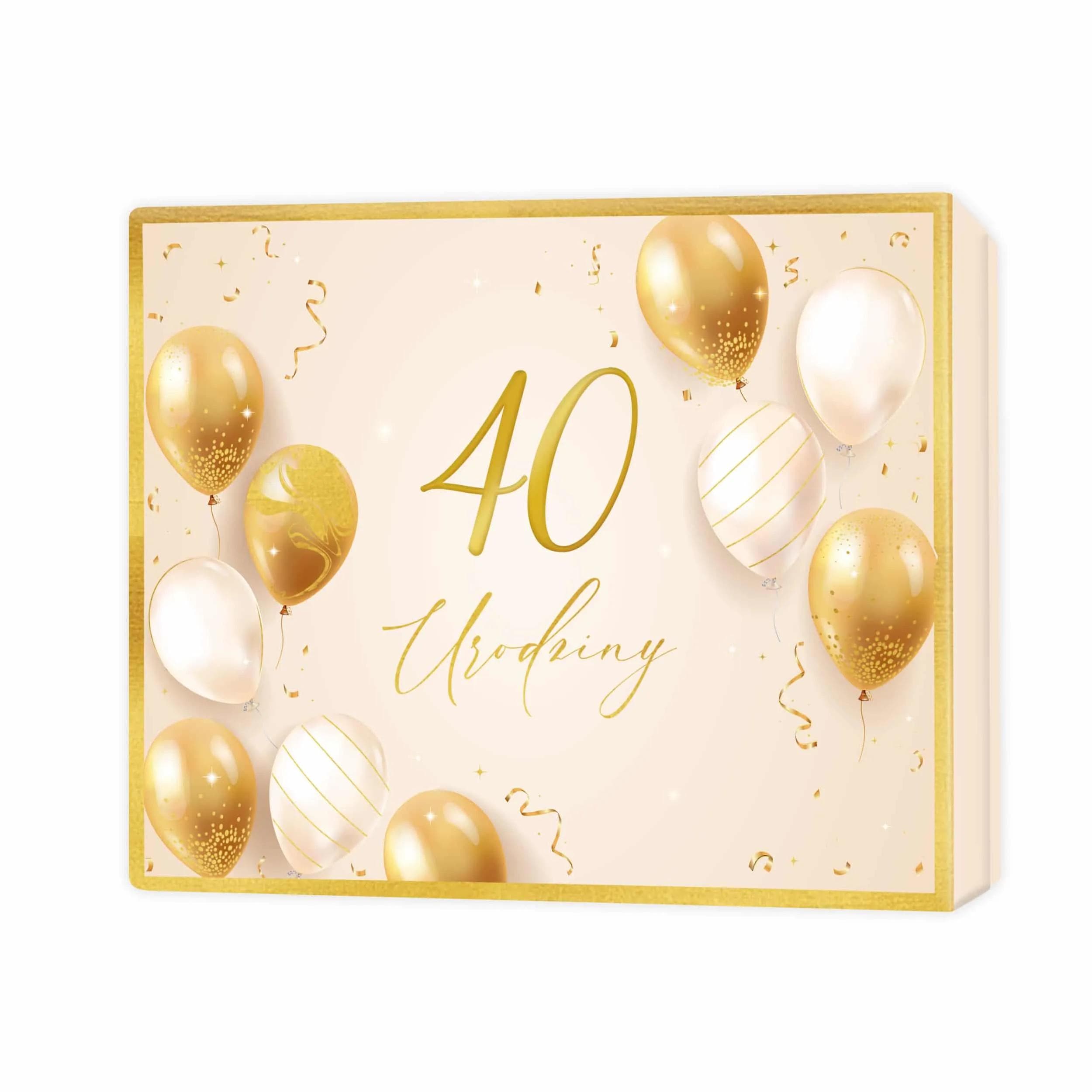 Pudełko prezentowe na 40 Urodziny - 28
