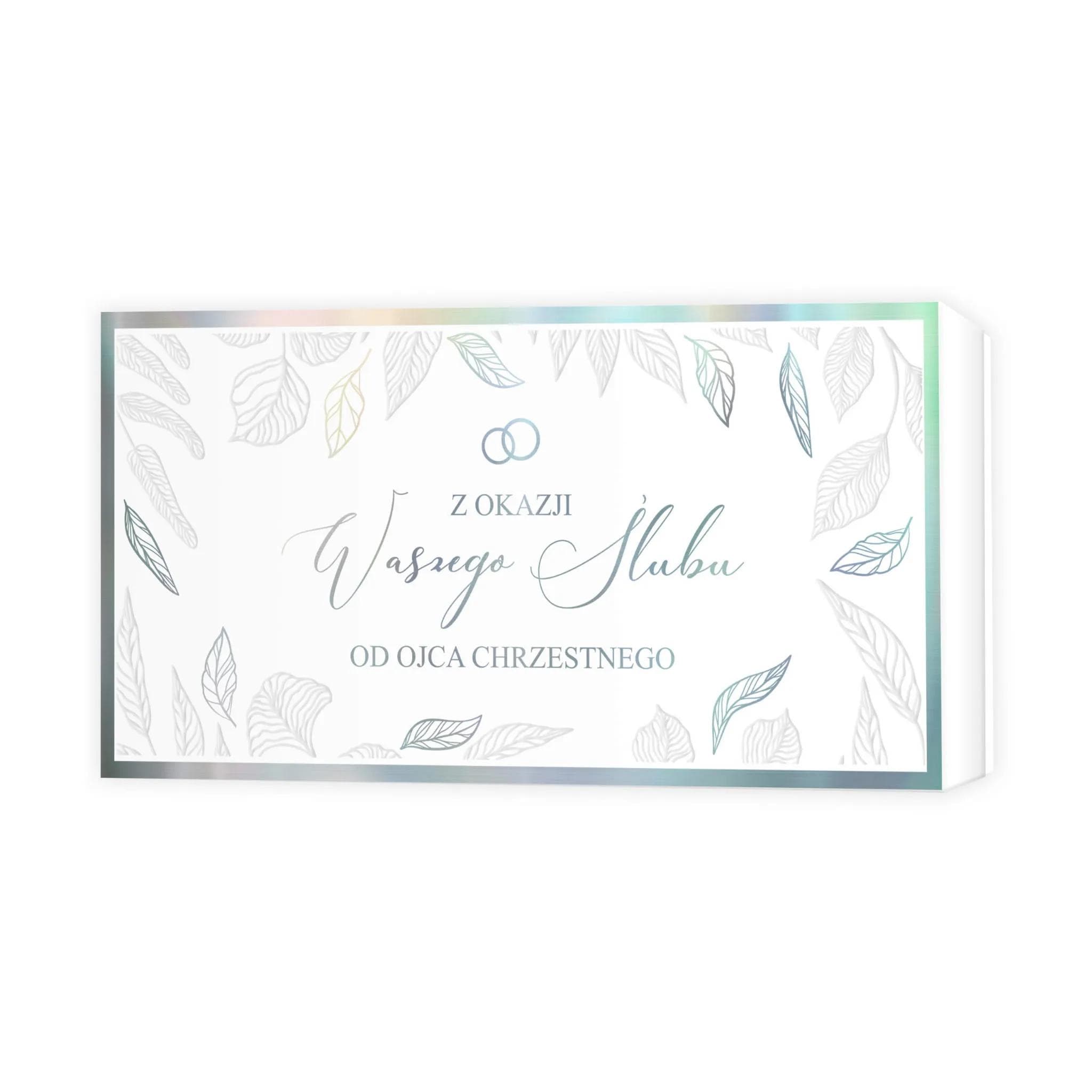 Pudełko mini papierowe Ślub - 9 Od Ojca Chrzestnego