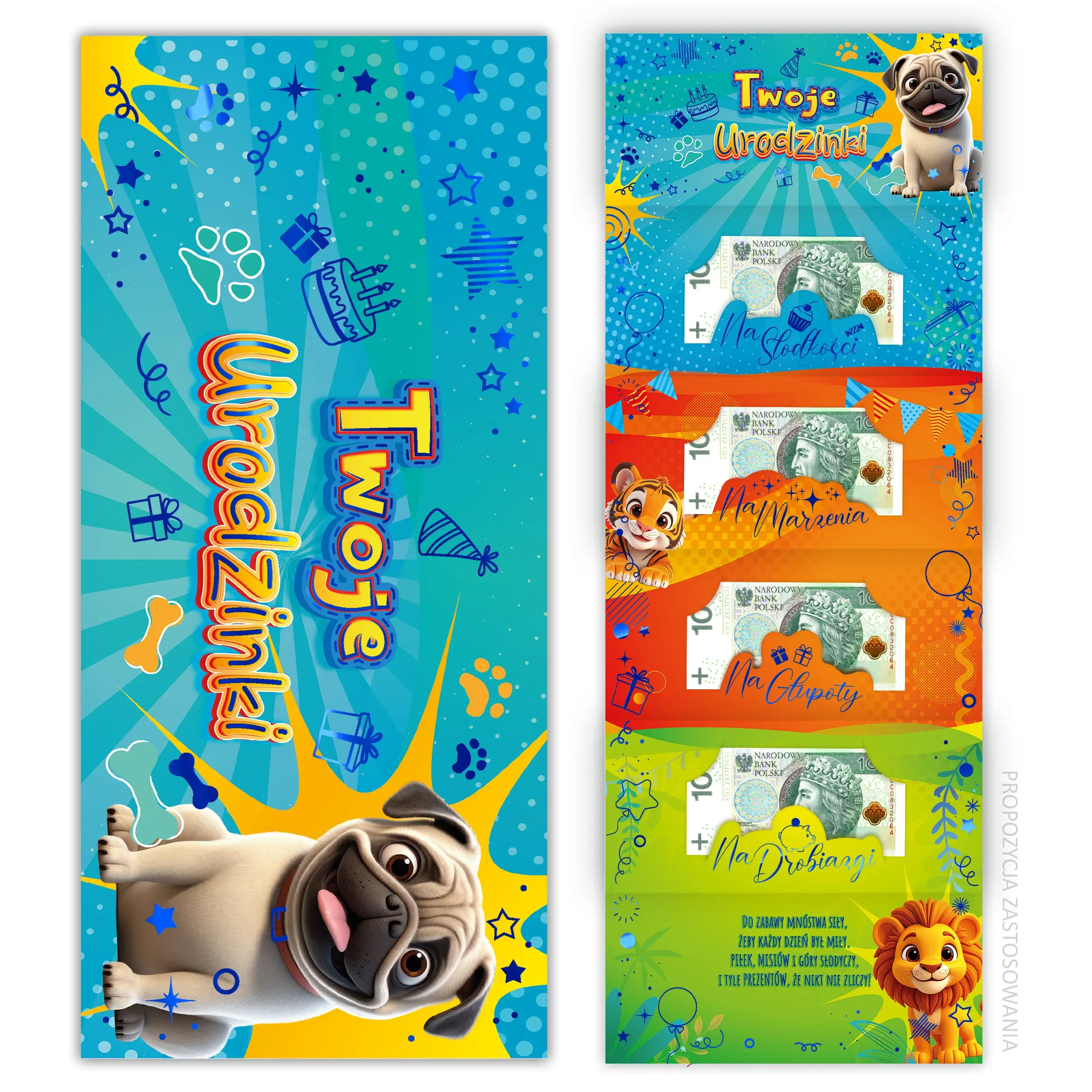 Karnet Premium na banknoty Urodziny - 31