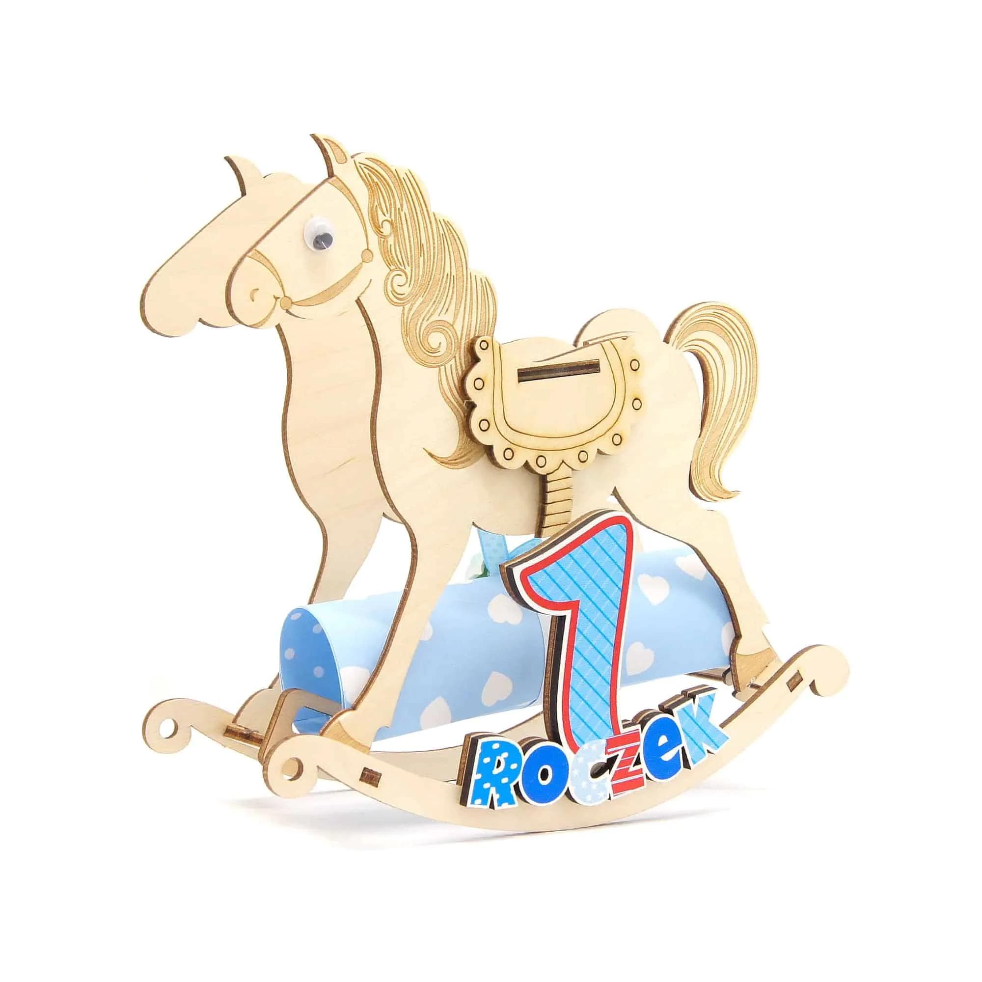 Dekoracja S Roczek - 2 Konik Niebieski