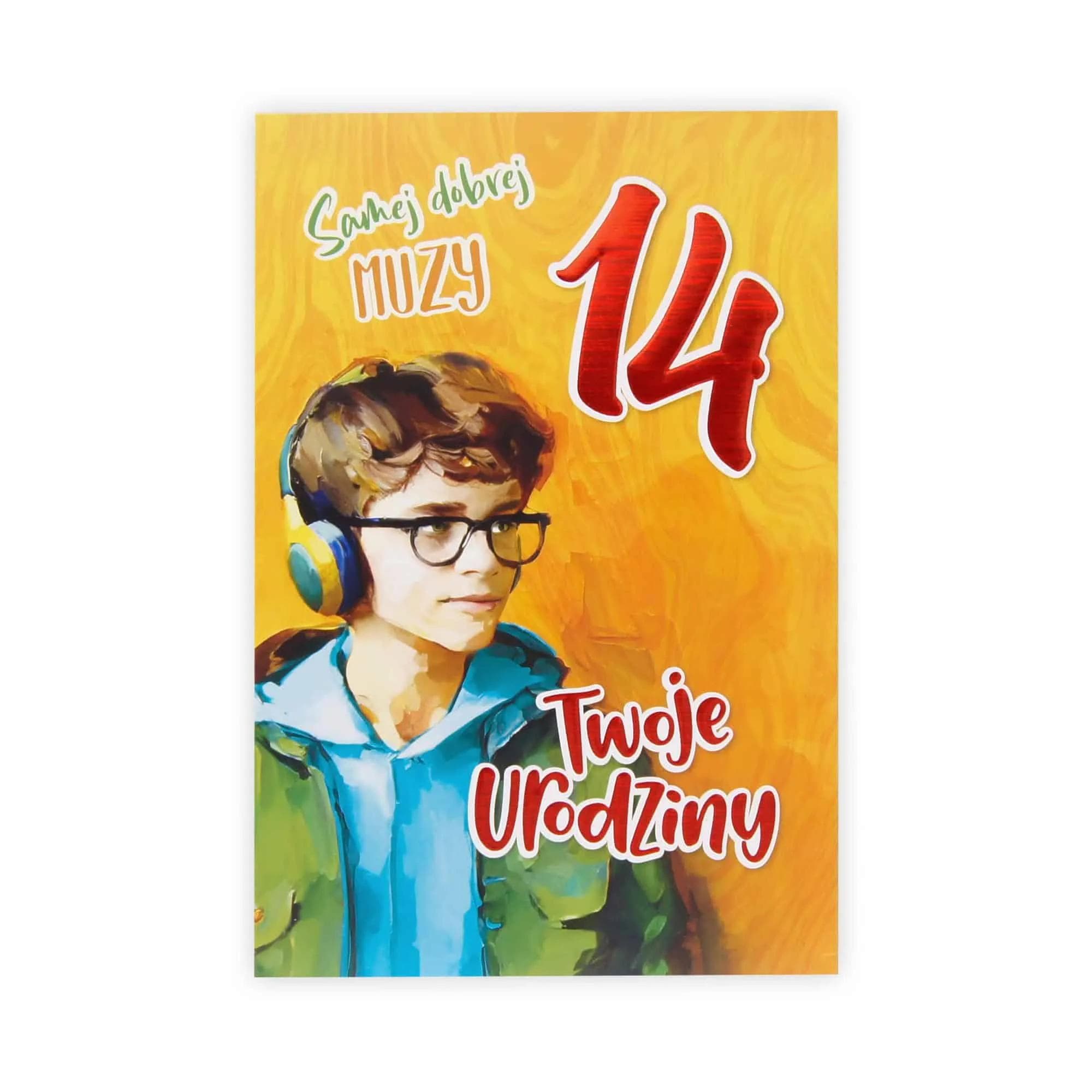 B6 Kartka na 14 Urodziny - 053