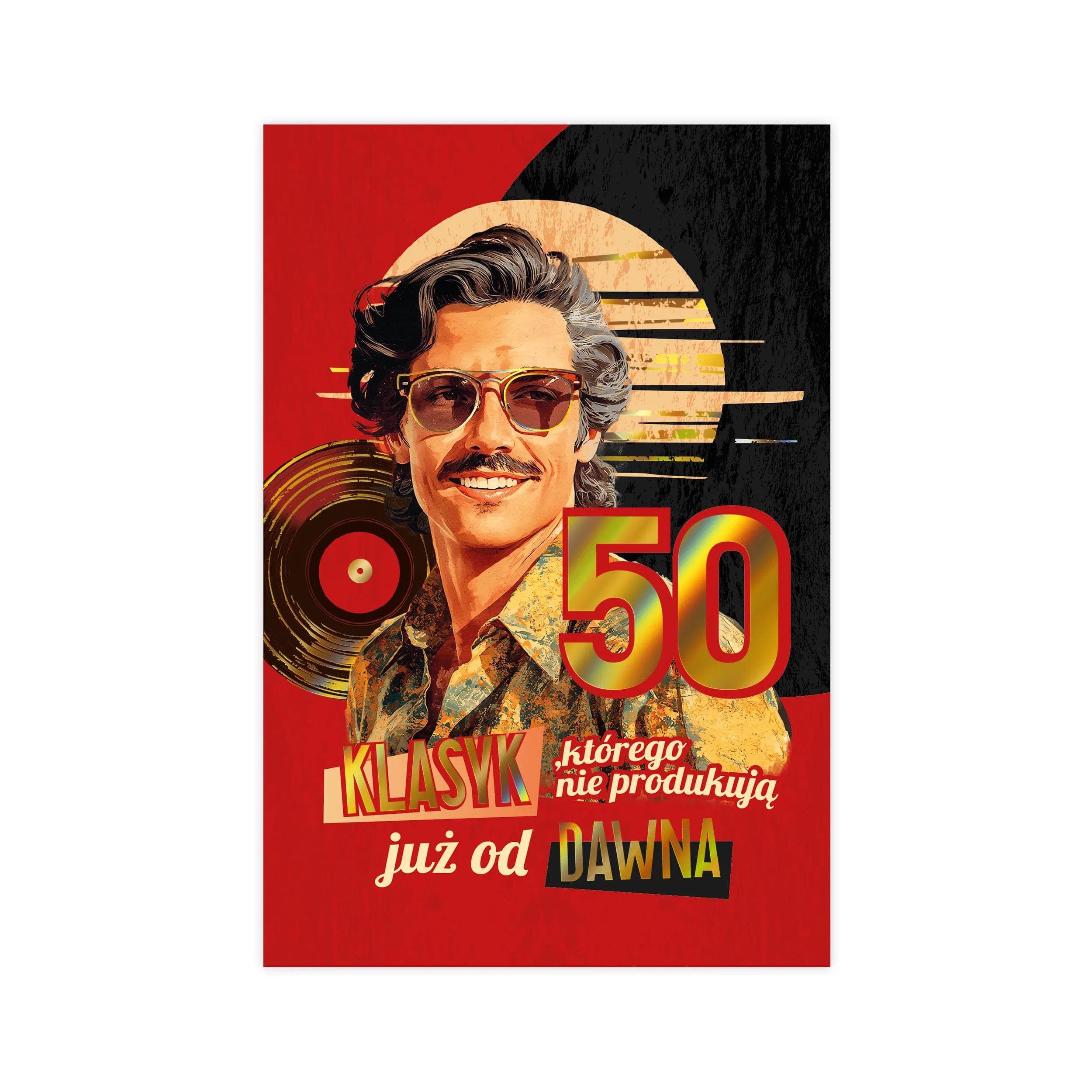 Karnet B6 na 50 Urodziny RETRO 31