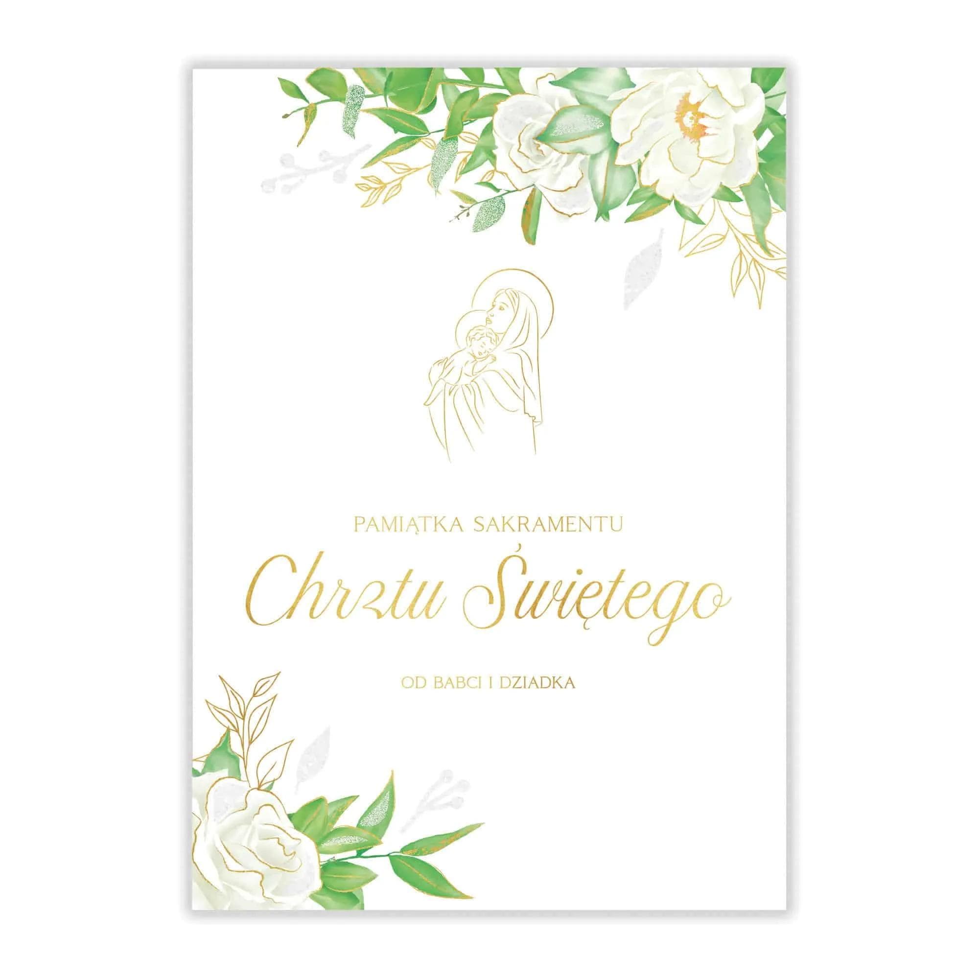 Album A5 książeczka Chrzest - 14 Od Babci i Dziadka