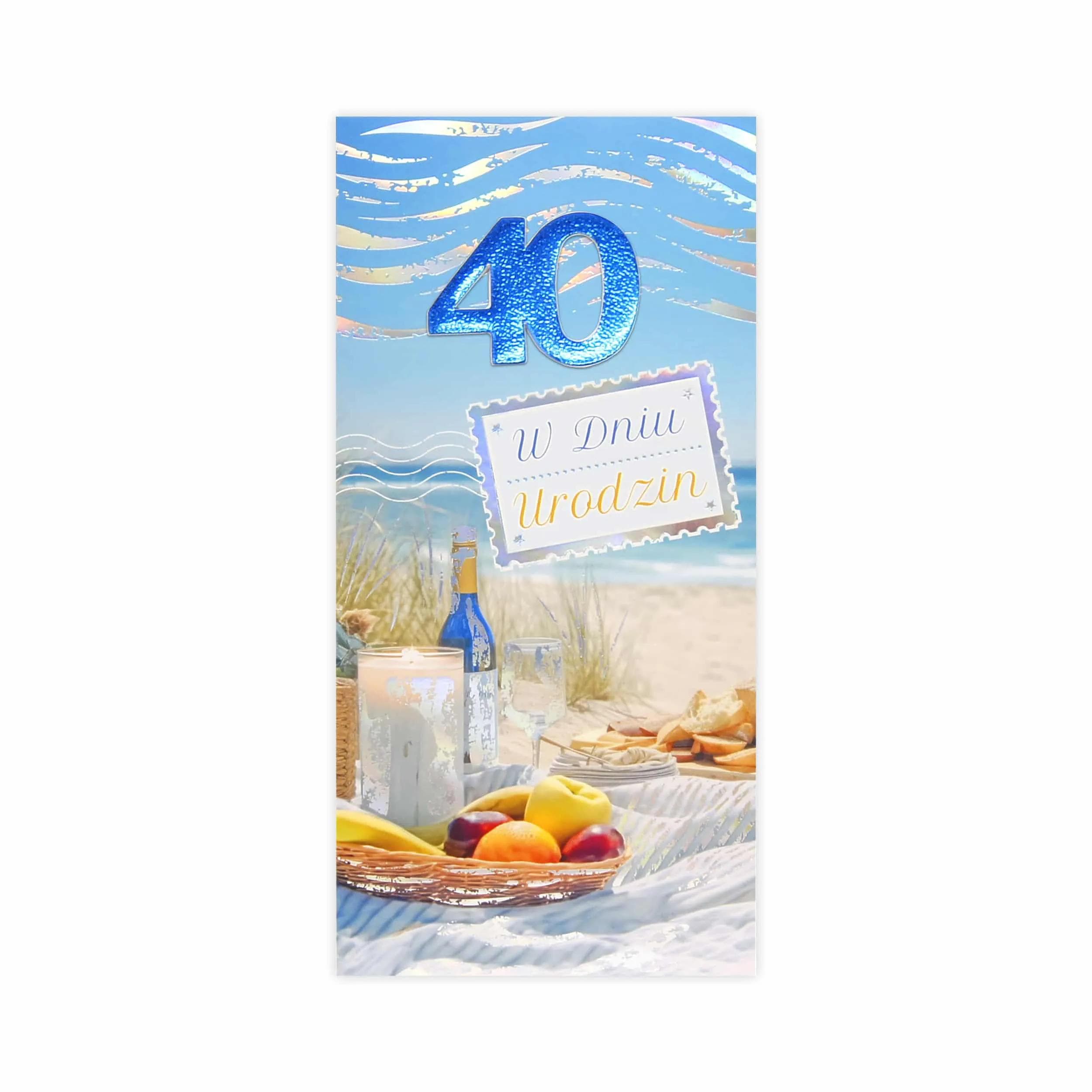 DL Kartka na 40 Urodziny - 30/40