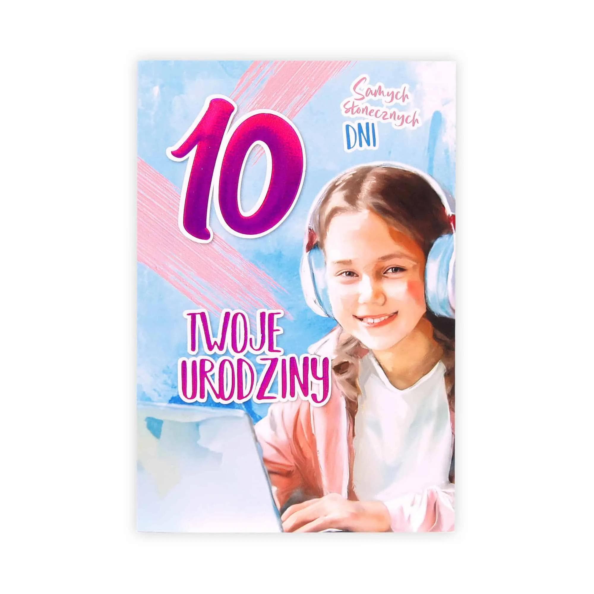 B6 Kartka na 10 Urodziny - 039