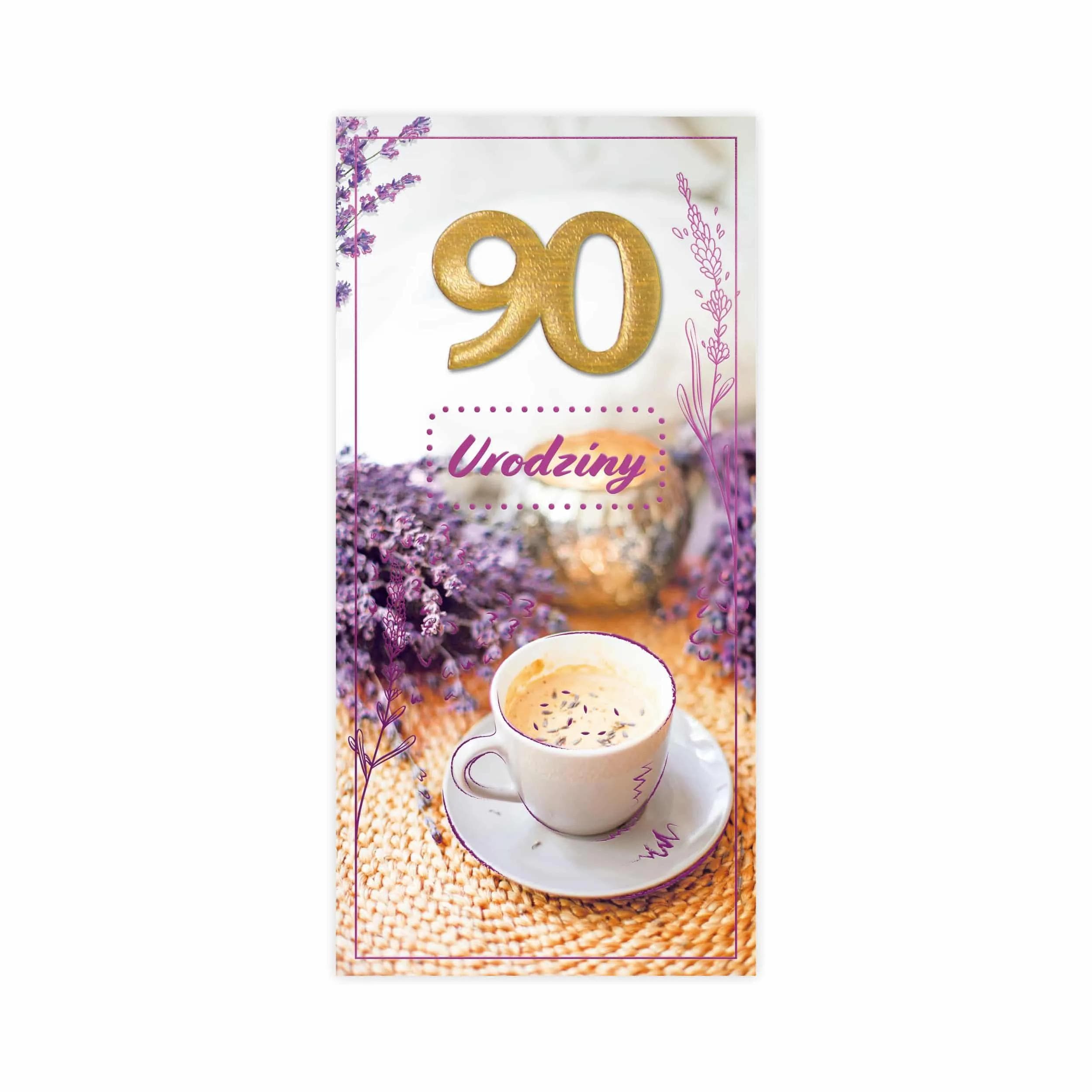 DL Kartka na 90 Urodziny - 25/90