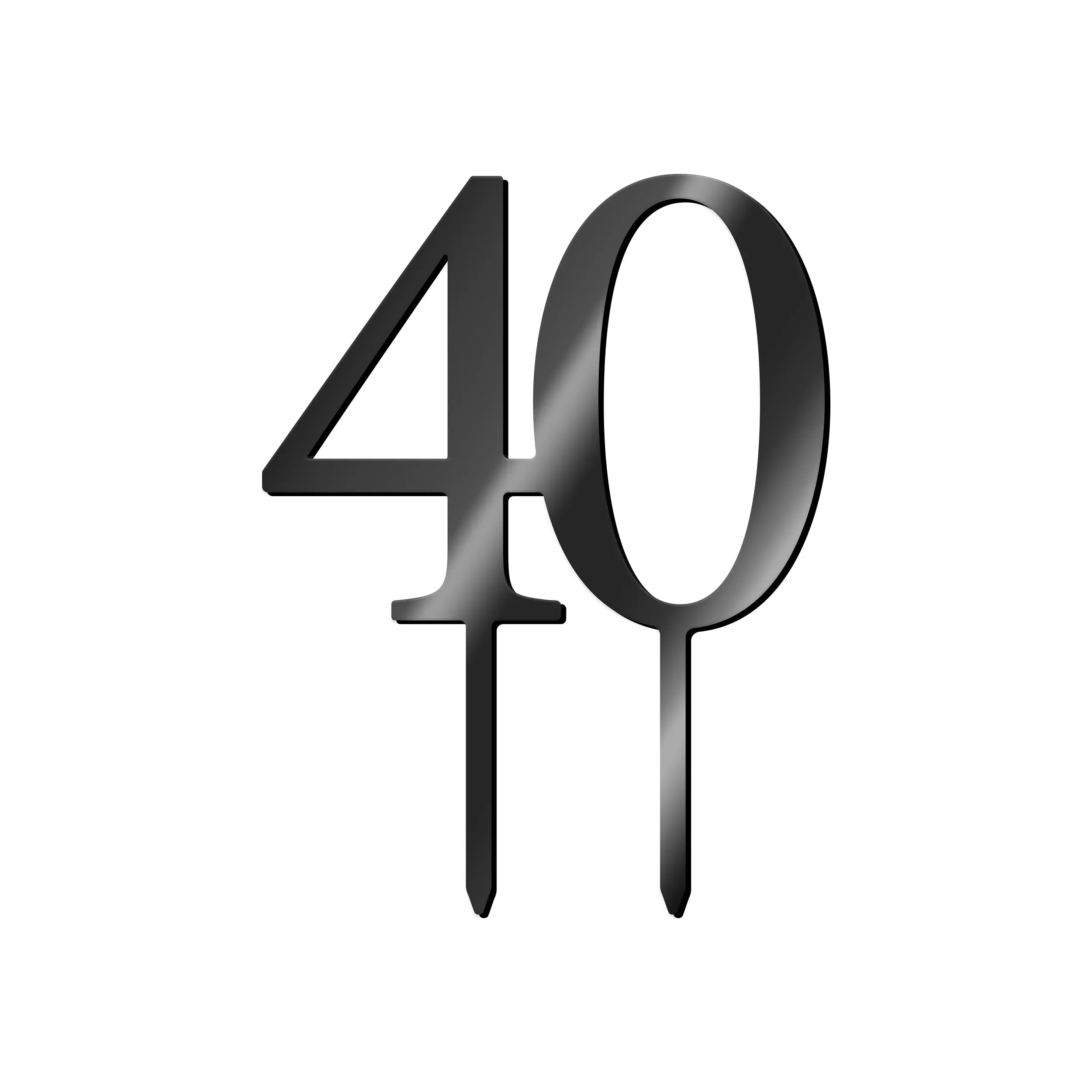 Topper na tort 40 Urodziny - 52