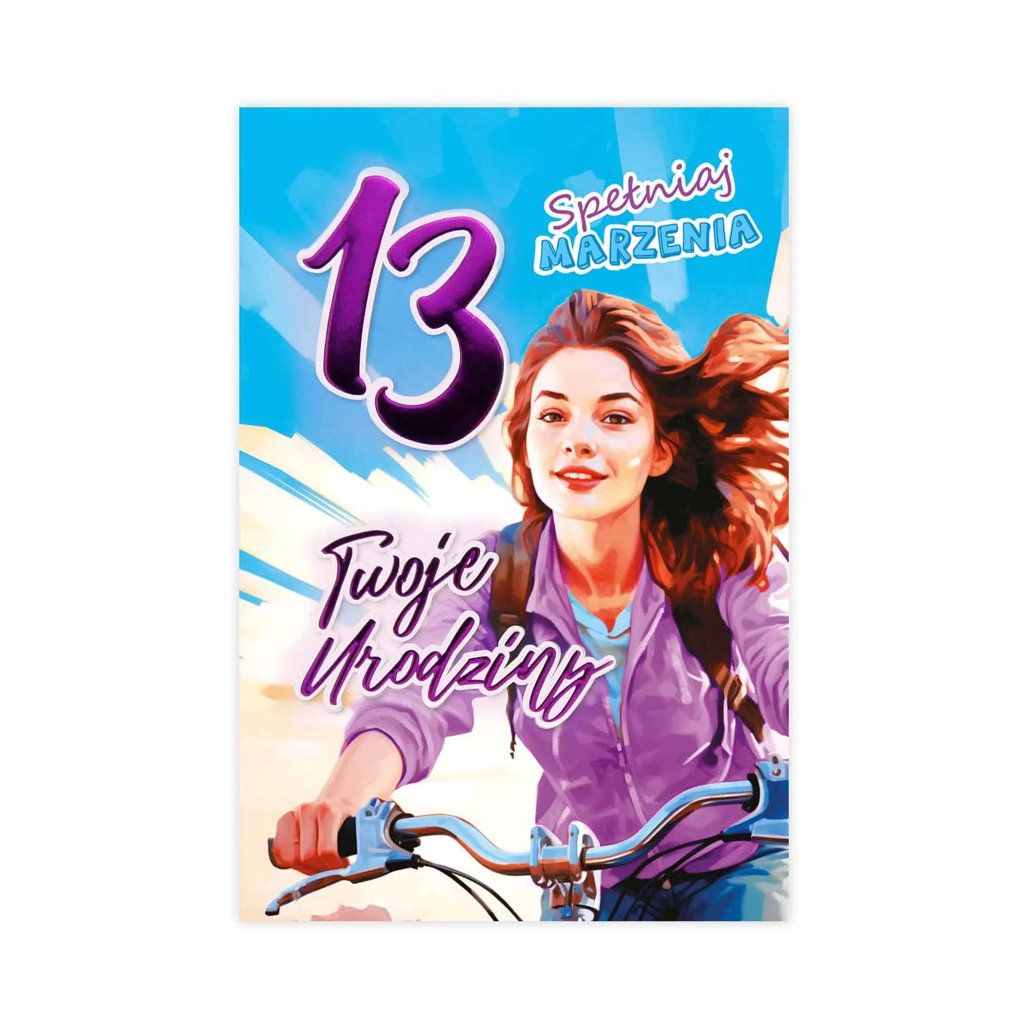 B6 Kartka na 13 Urodziny - 052