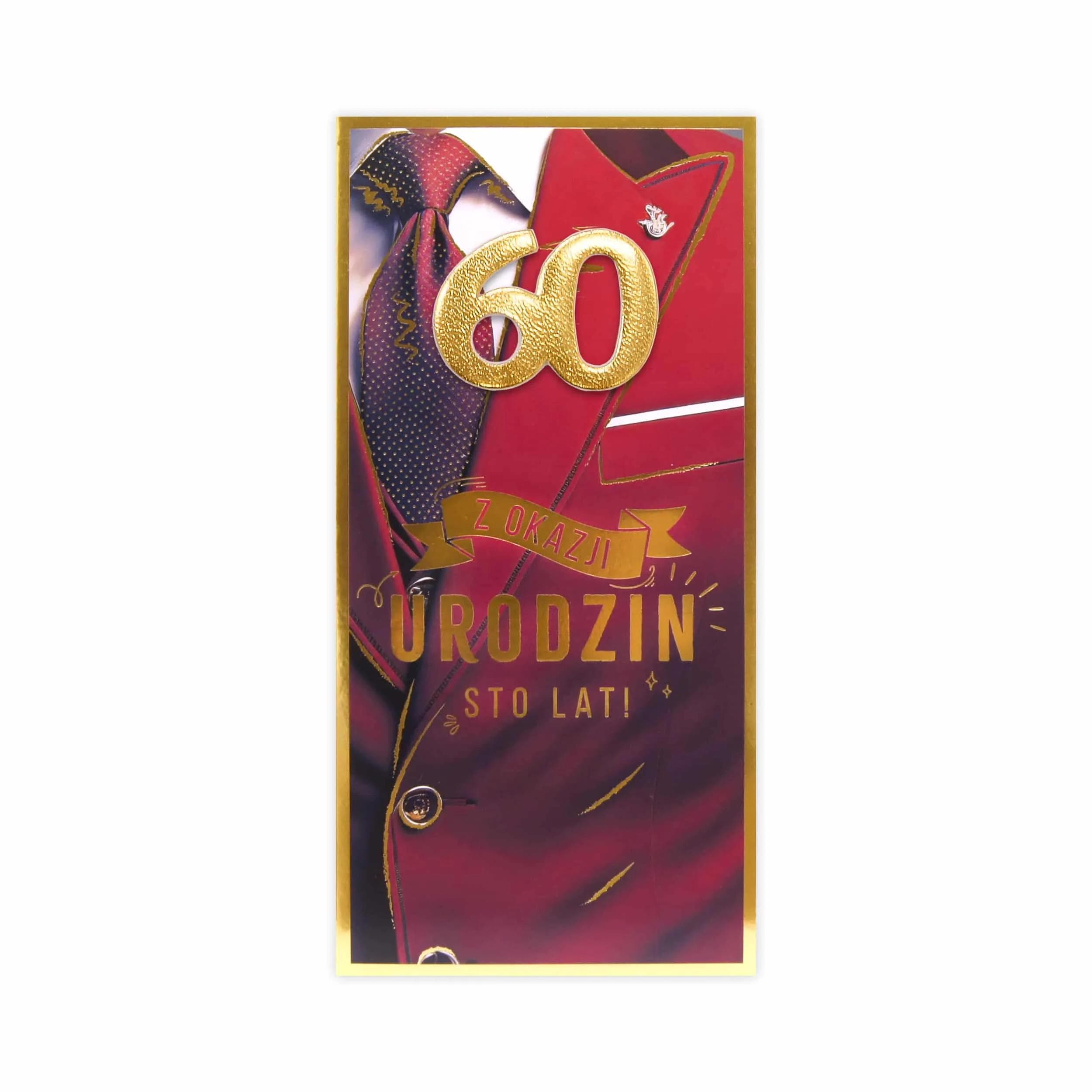 DL Kartka na 60 Urodziny - 41/60