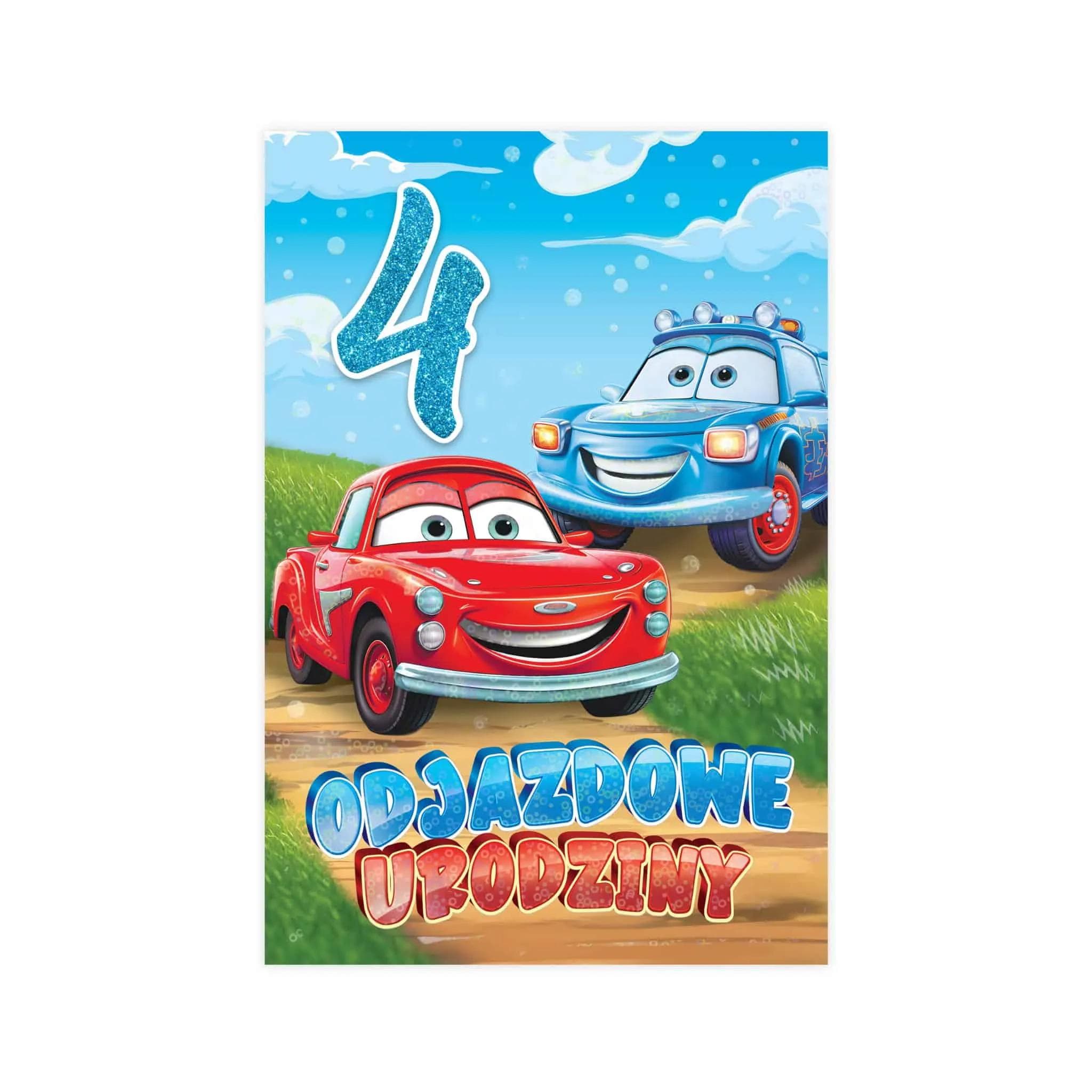 B6 Kartka na 4 Urodziny - 78