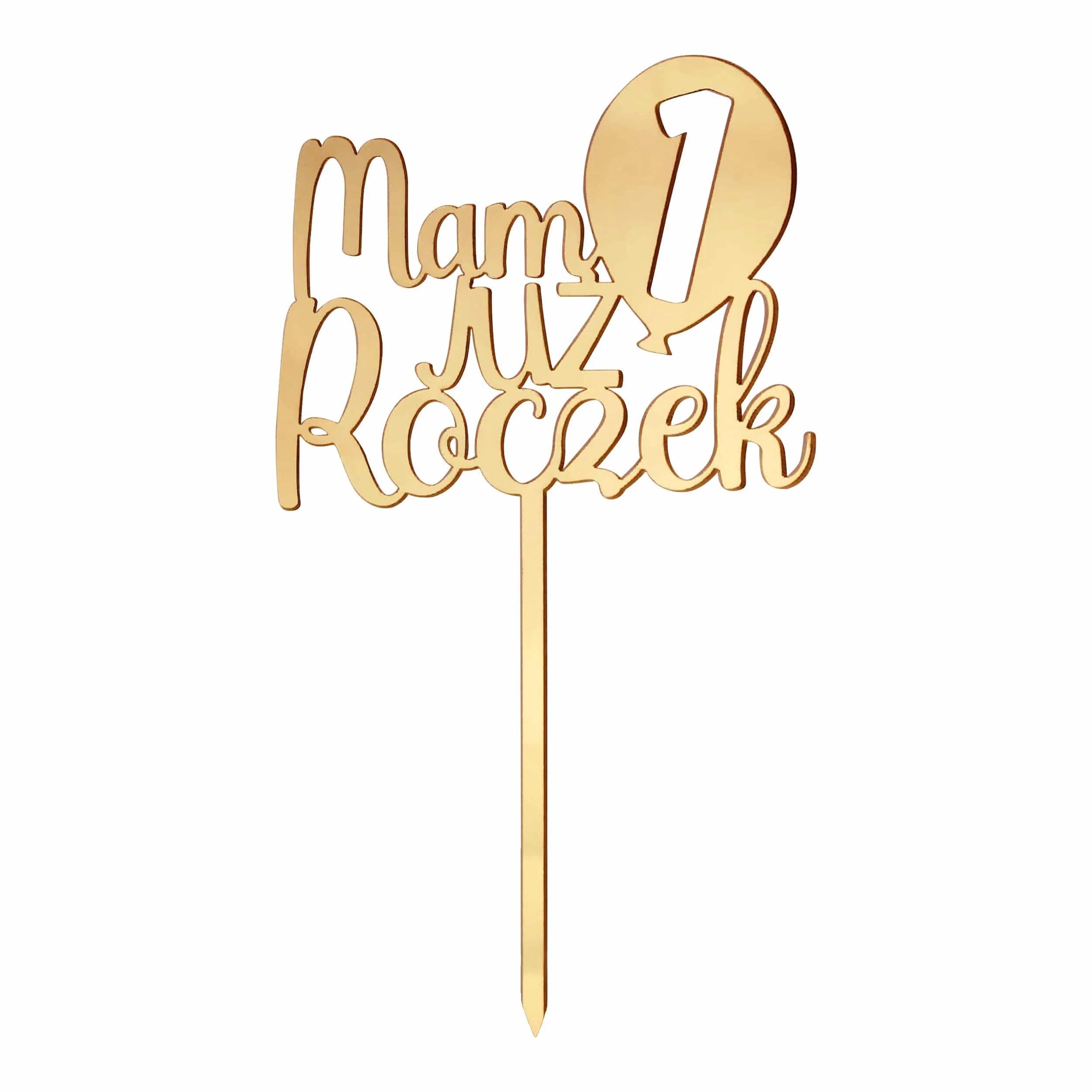 Topper na tort Roczek - 20