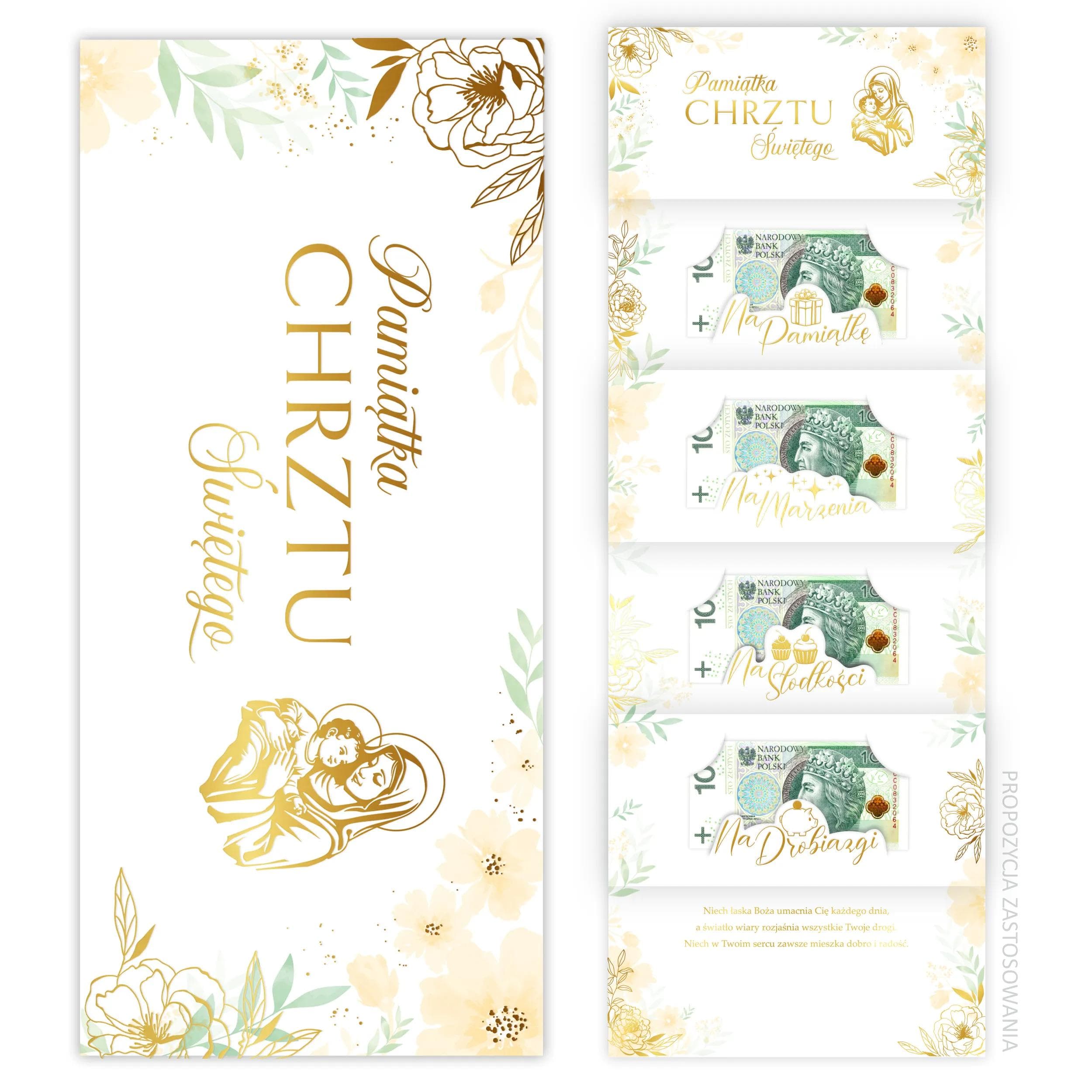 Karnet Premium na banknoty Chrzest - 16