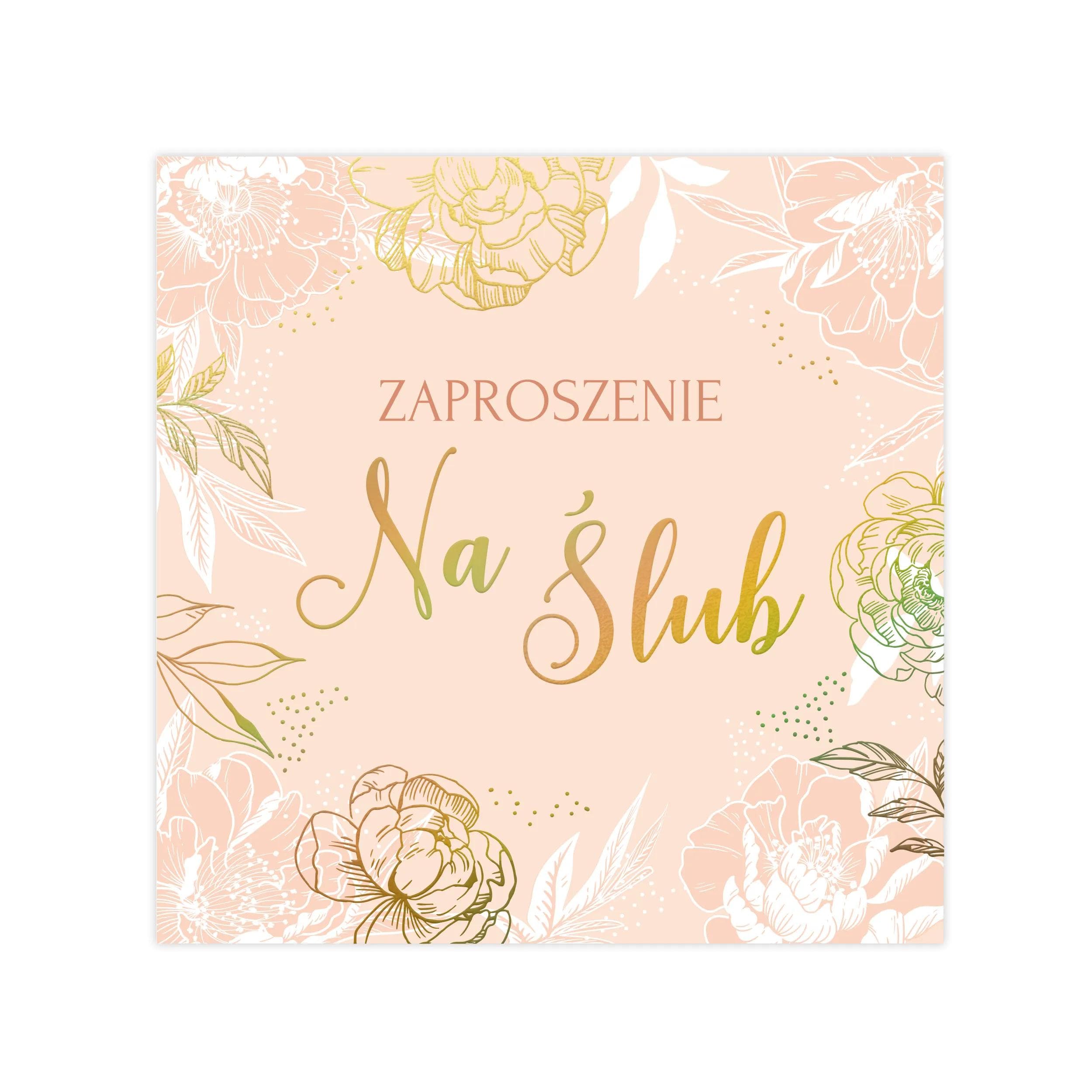 Zaproszenie KW LUX Ślub - 3