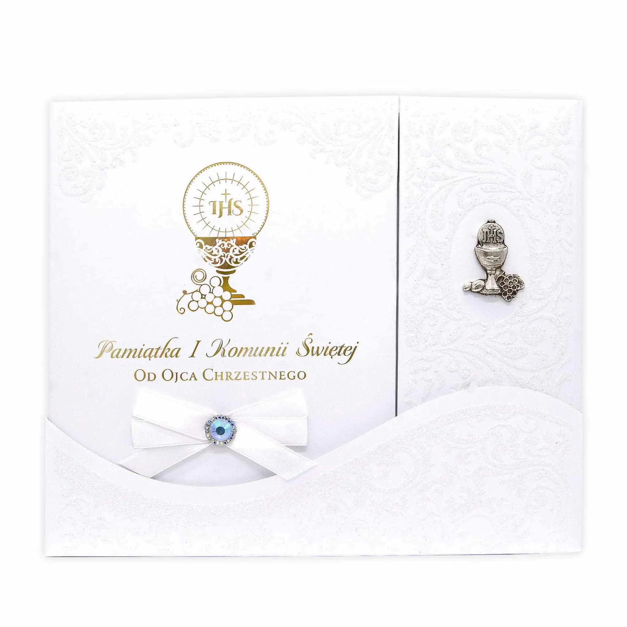 Album A4 książeczka Komunia - 06 Od Ojca Chrzestnego