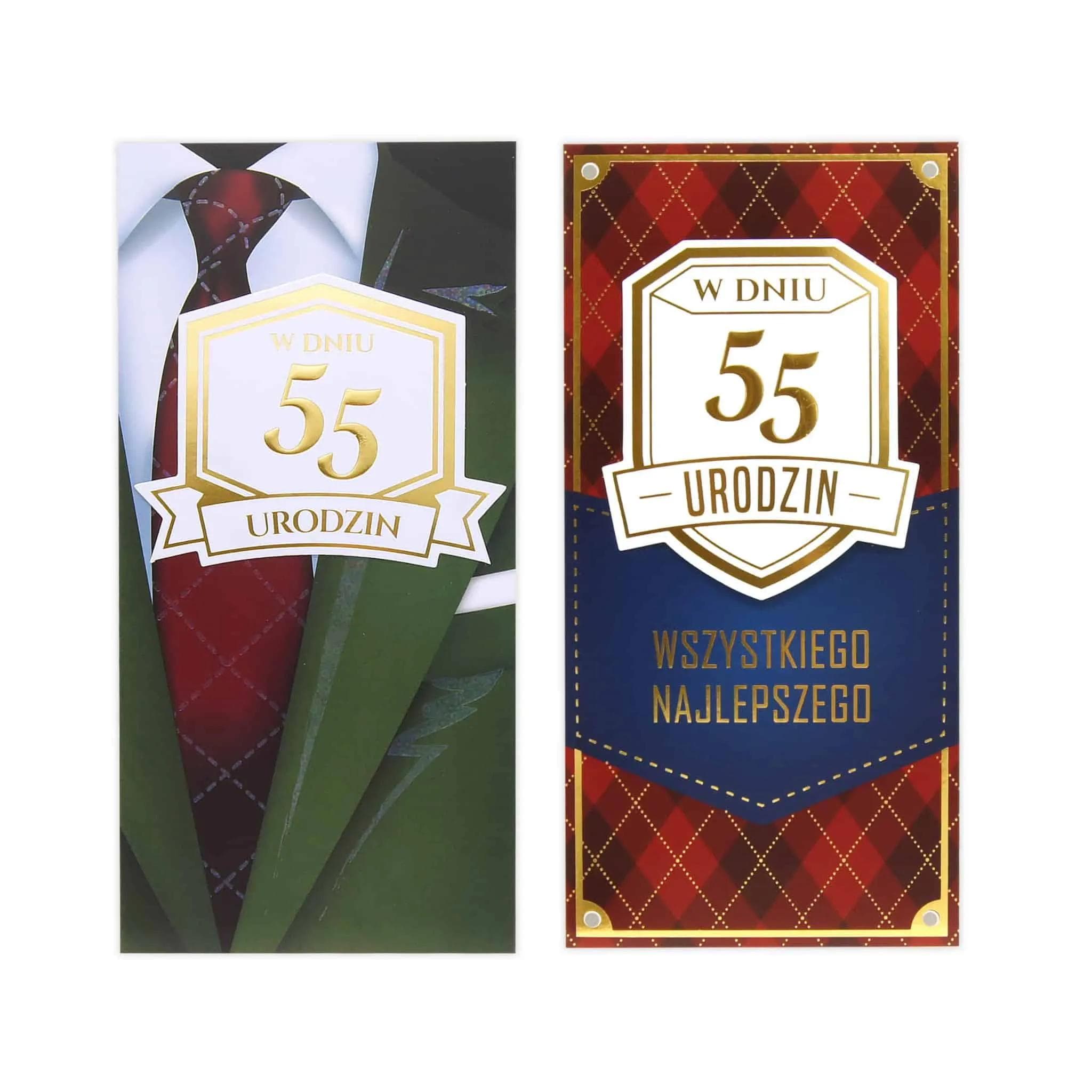 DL Kartka na 55 Urodziny - MIX