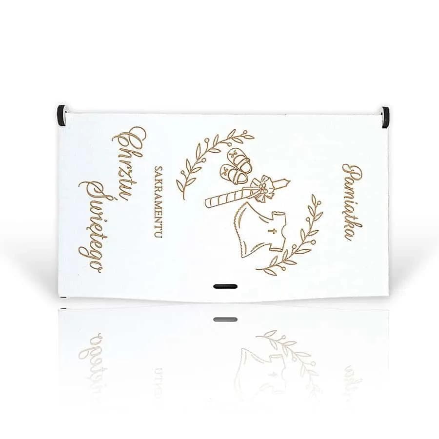 Pudełko mini drewno Chrzest - 14