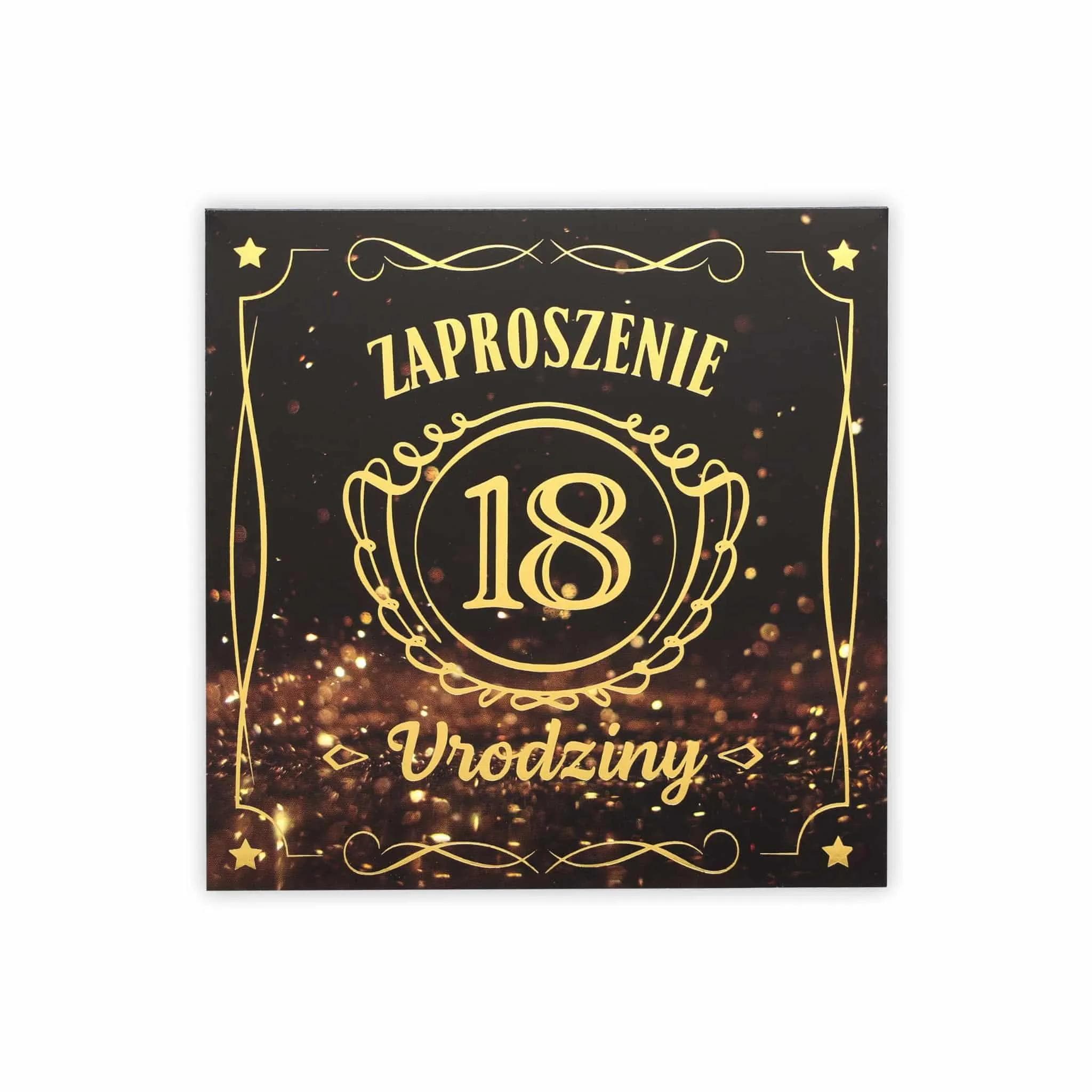 Zaproszenia KW LUX 18 Urodziny - 10