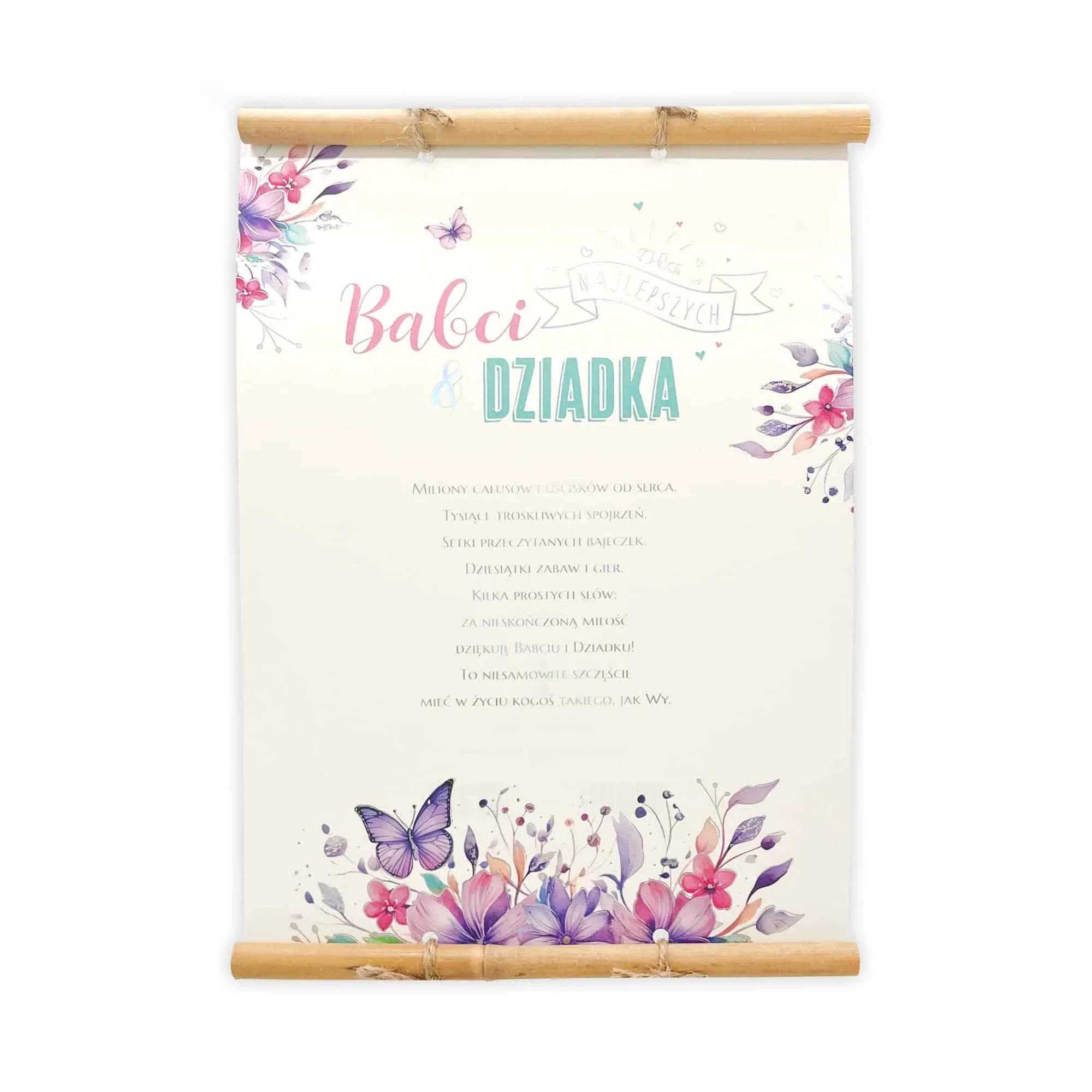 Dyplom z bambusem Dla Babci i Dziadka - 12