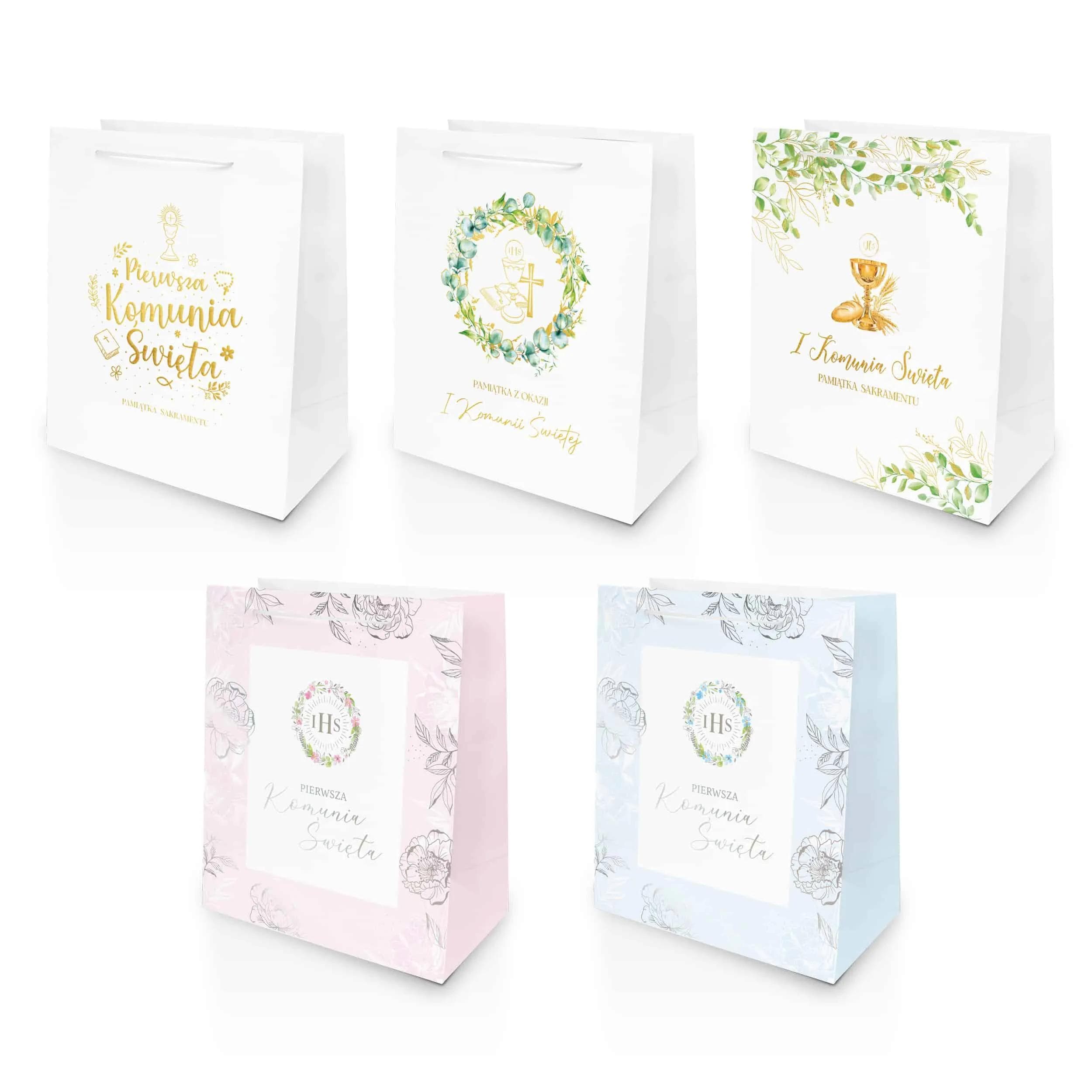 Zestaw 10 toreb na I Komunię Św.