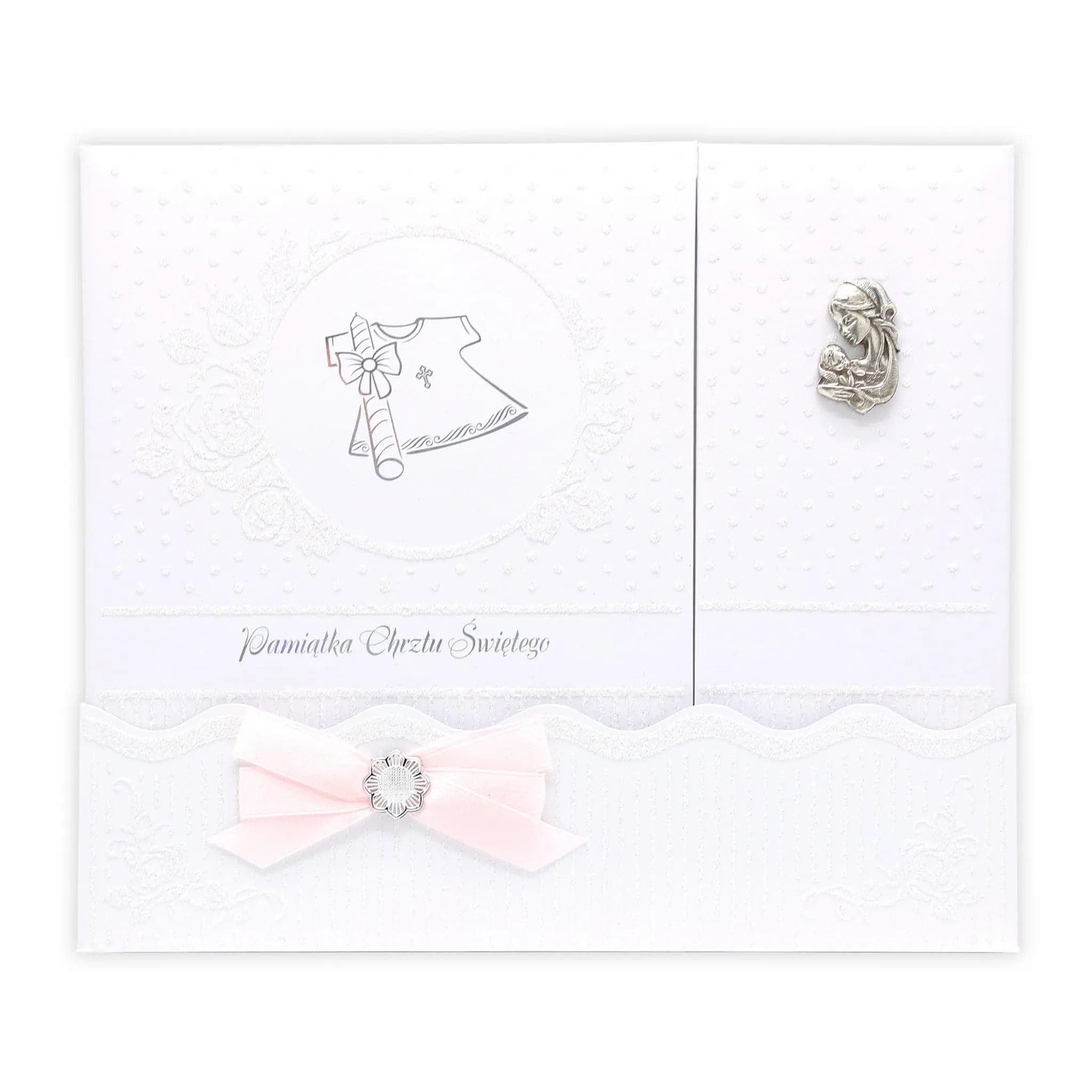 Album A4 książeczka Chrzest - 16 Różowy