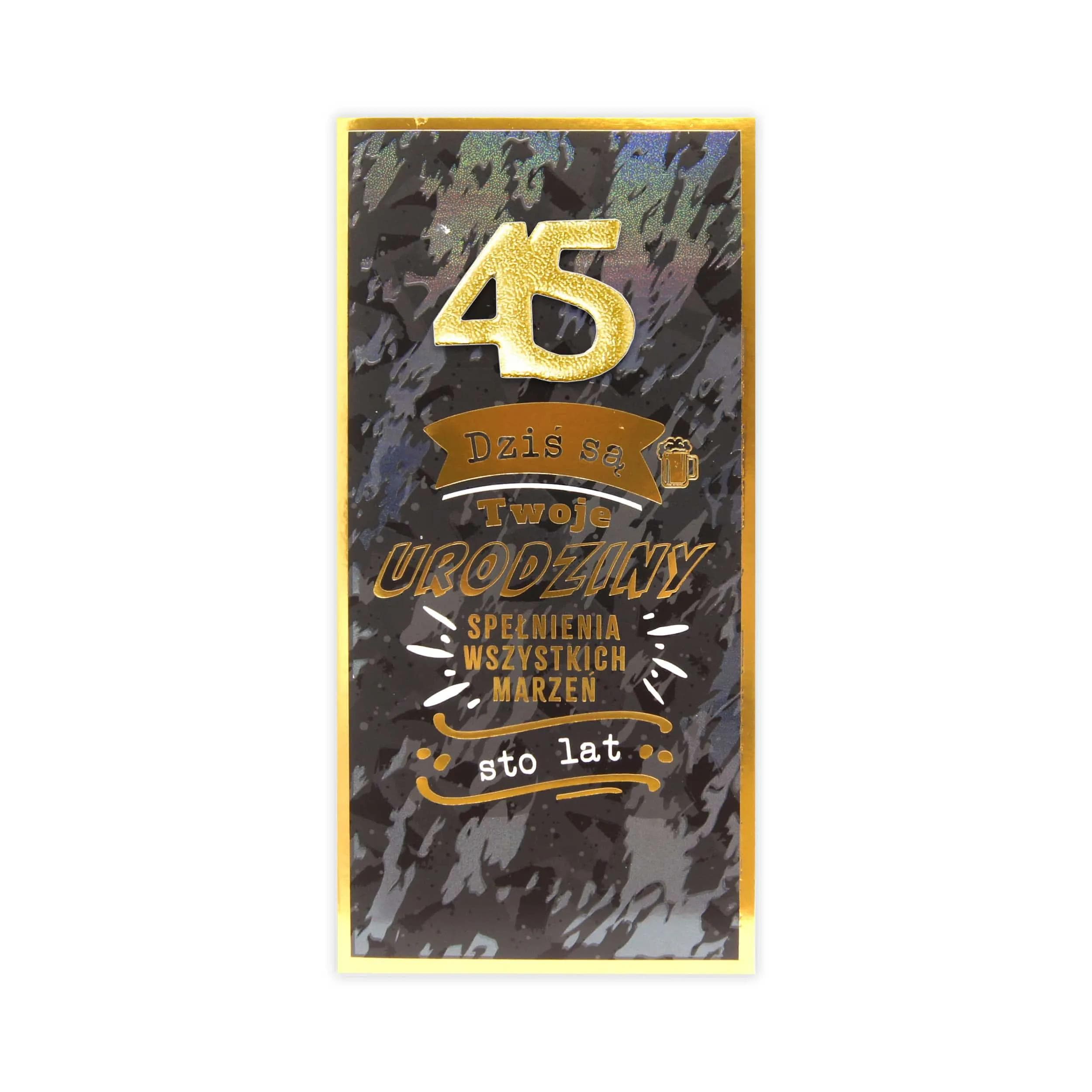 DL Kartka na 45 Urodziny - 48/45