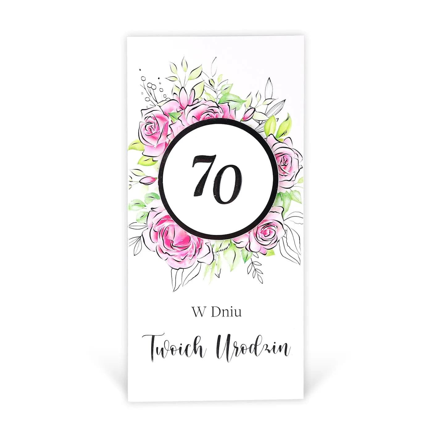 DL Kartka na 70 Urodziny - 019