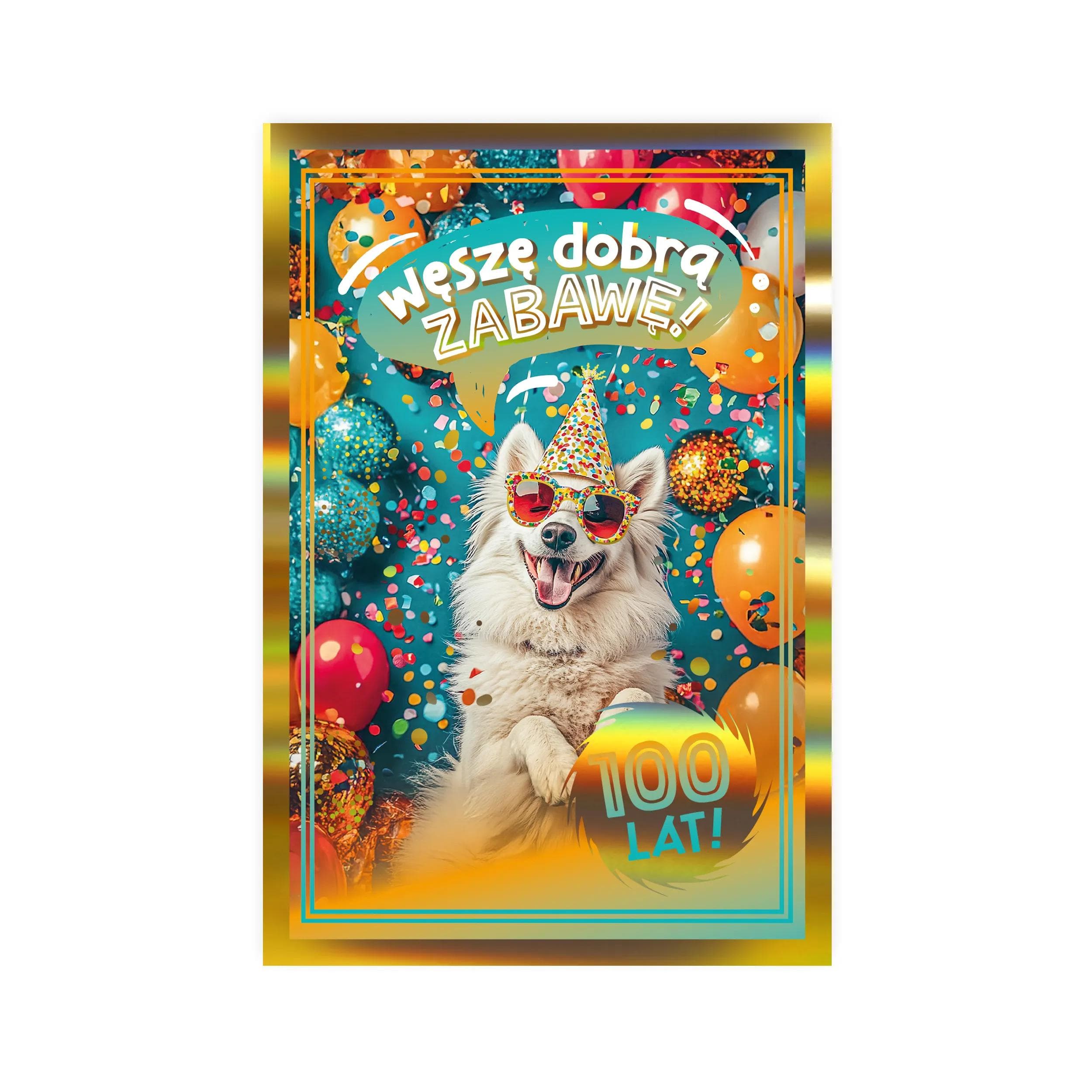 Karnet B6 Urodziny z pieskiem - 41