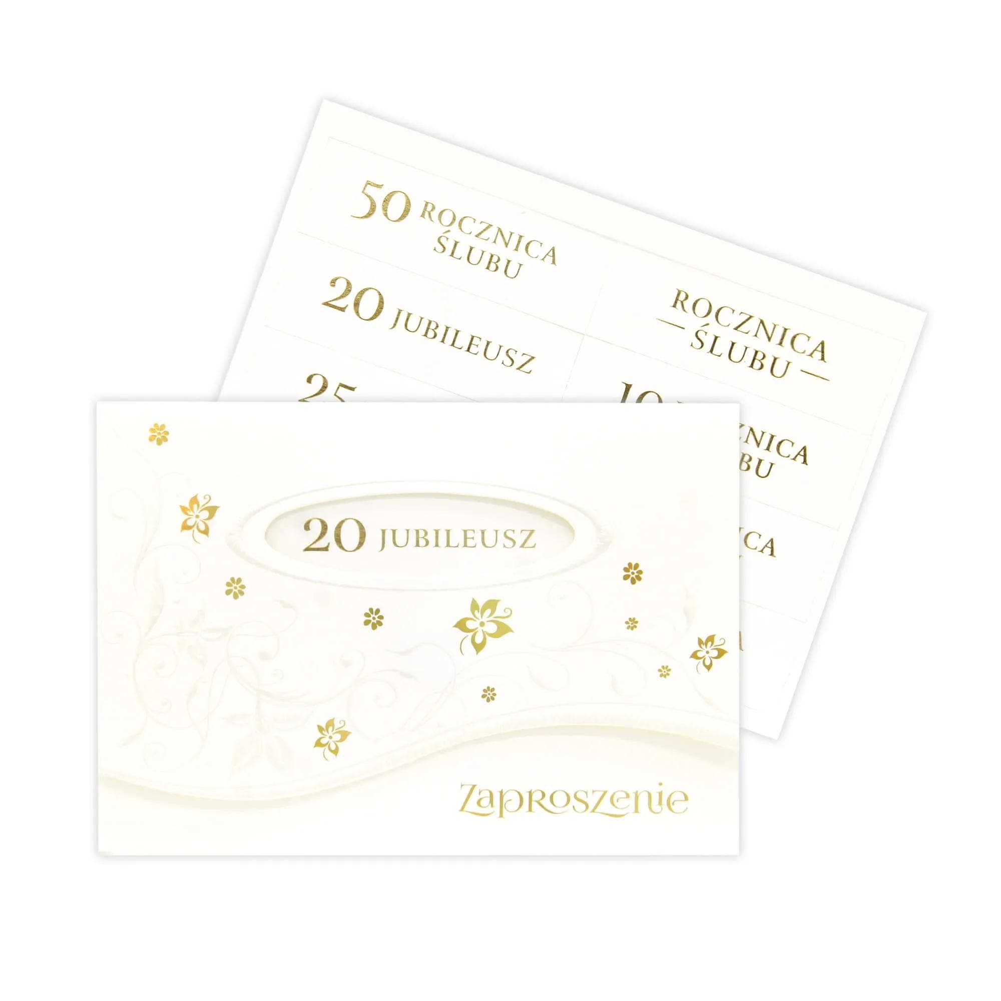 Zaproszenie A6 CW Rocznica Ślubu - 2