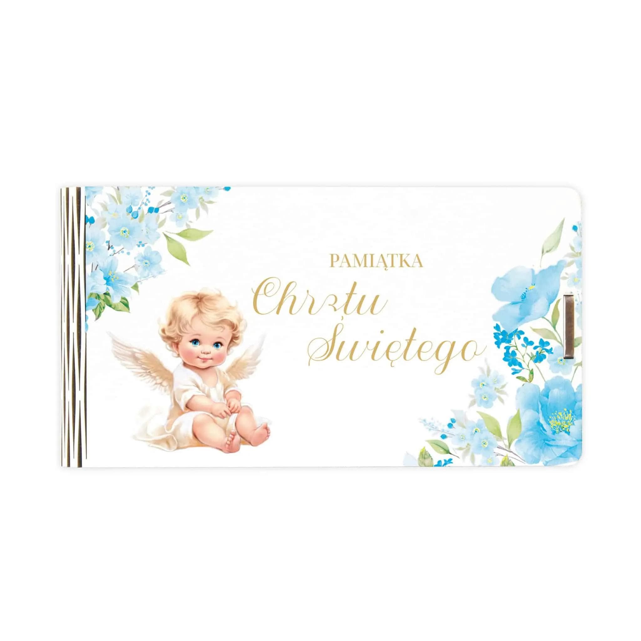 Pudełko mini drewno Chrzest - 18