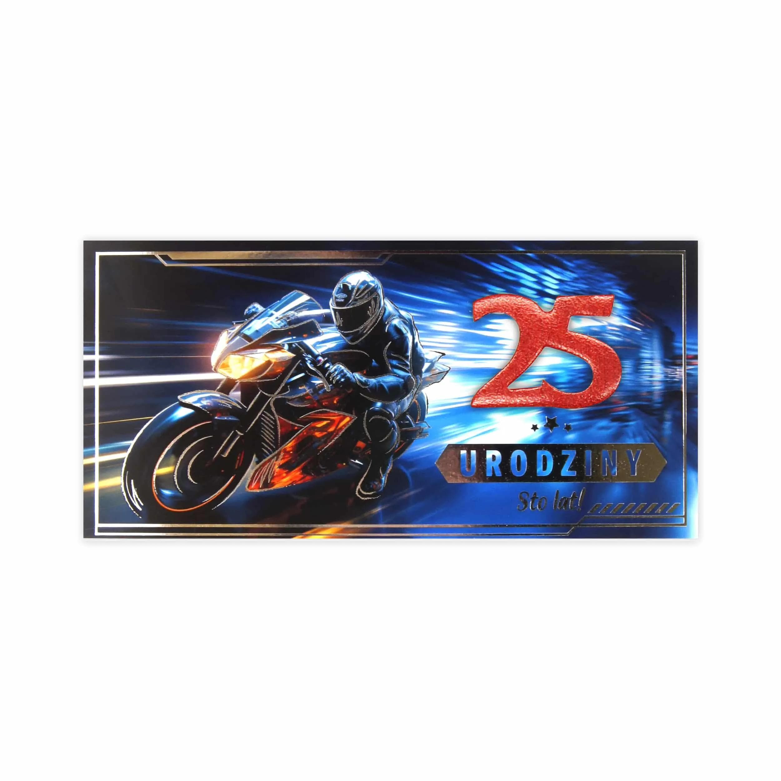 DL Kartka na 25 Urodziny - 43/25