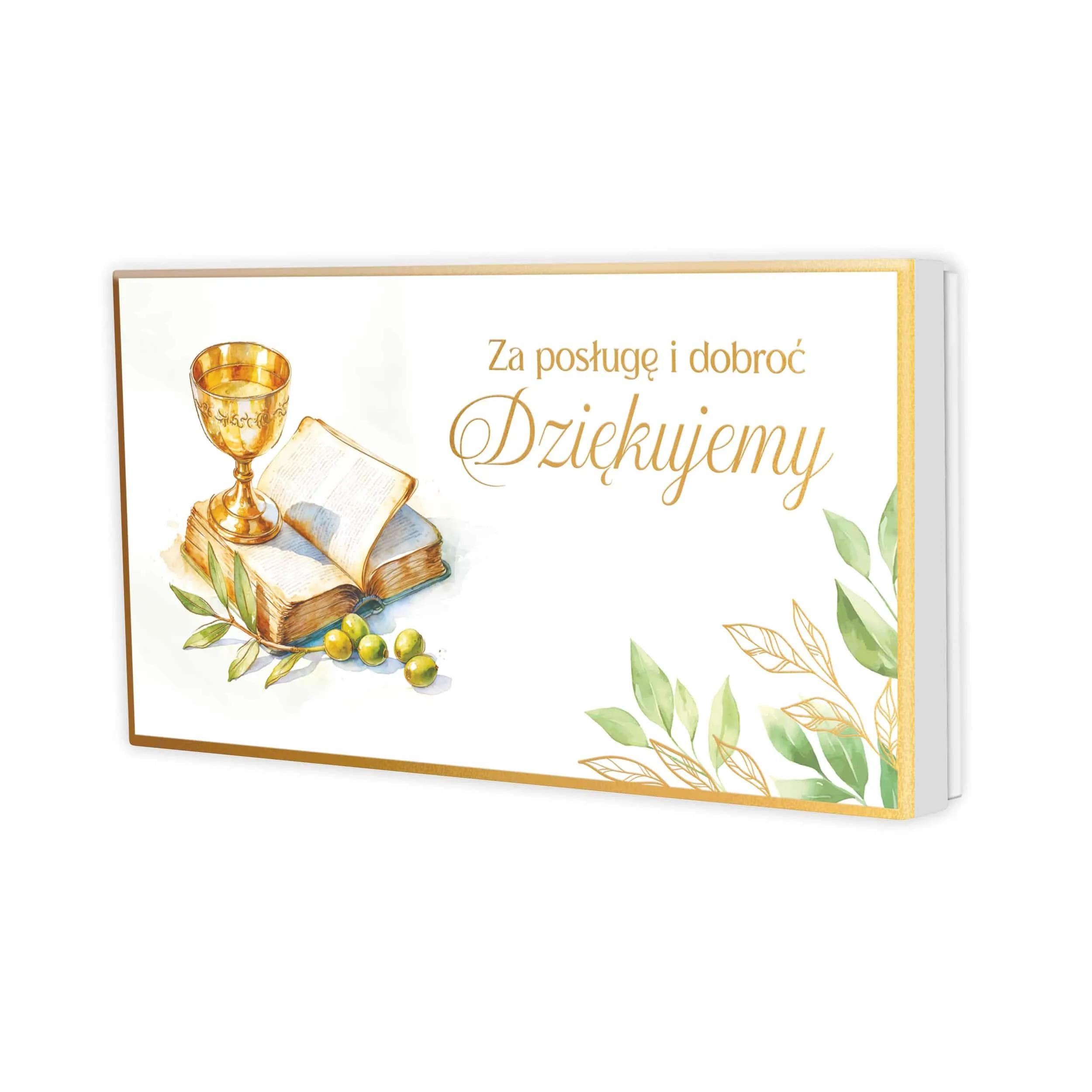 Pudełko SLIM DL "Za posługę dziękujemy" - 35