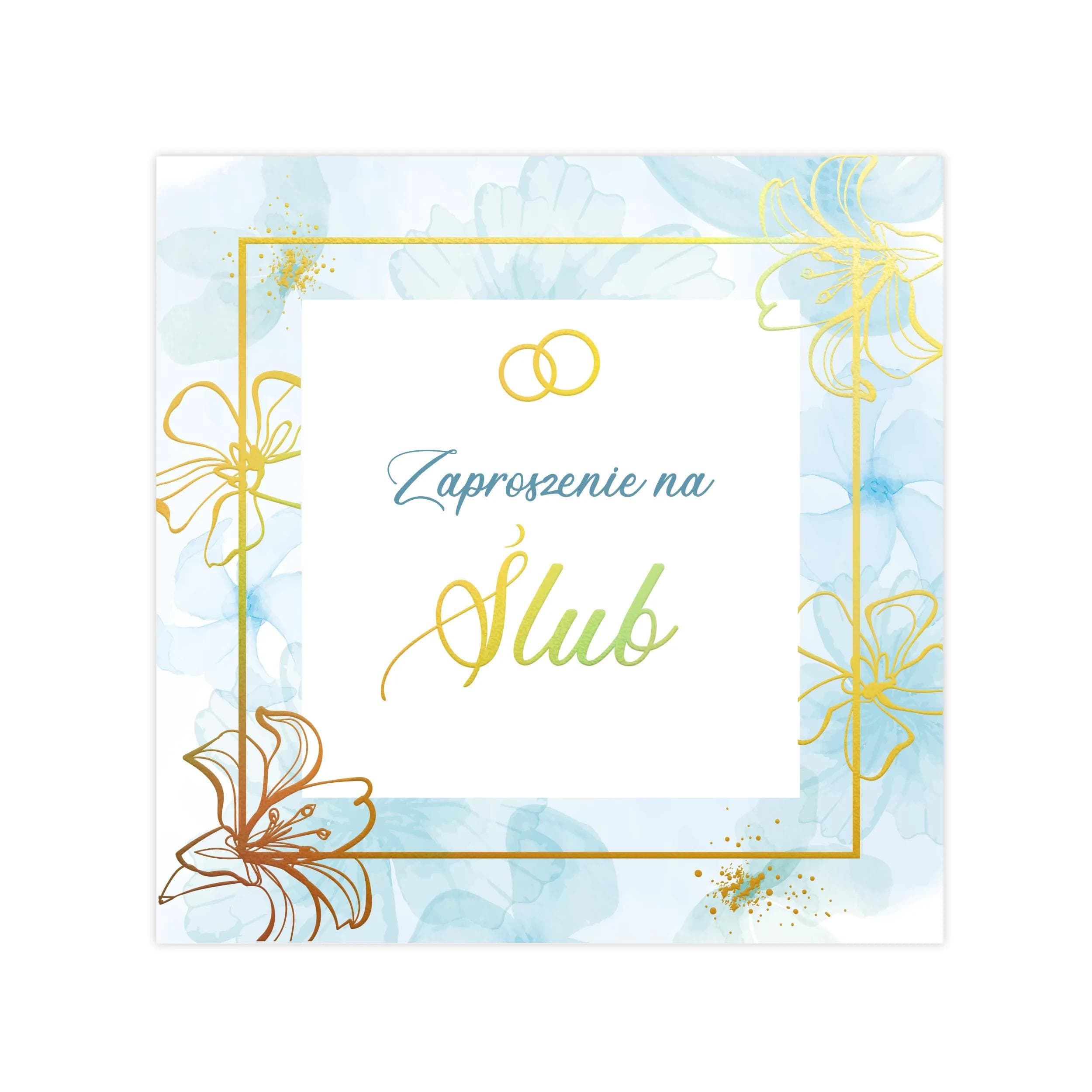 Zaproszenie KW LUX Ślub - 4