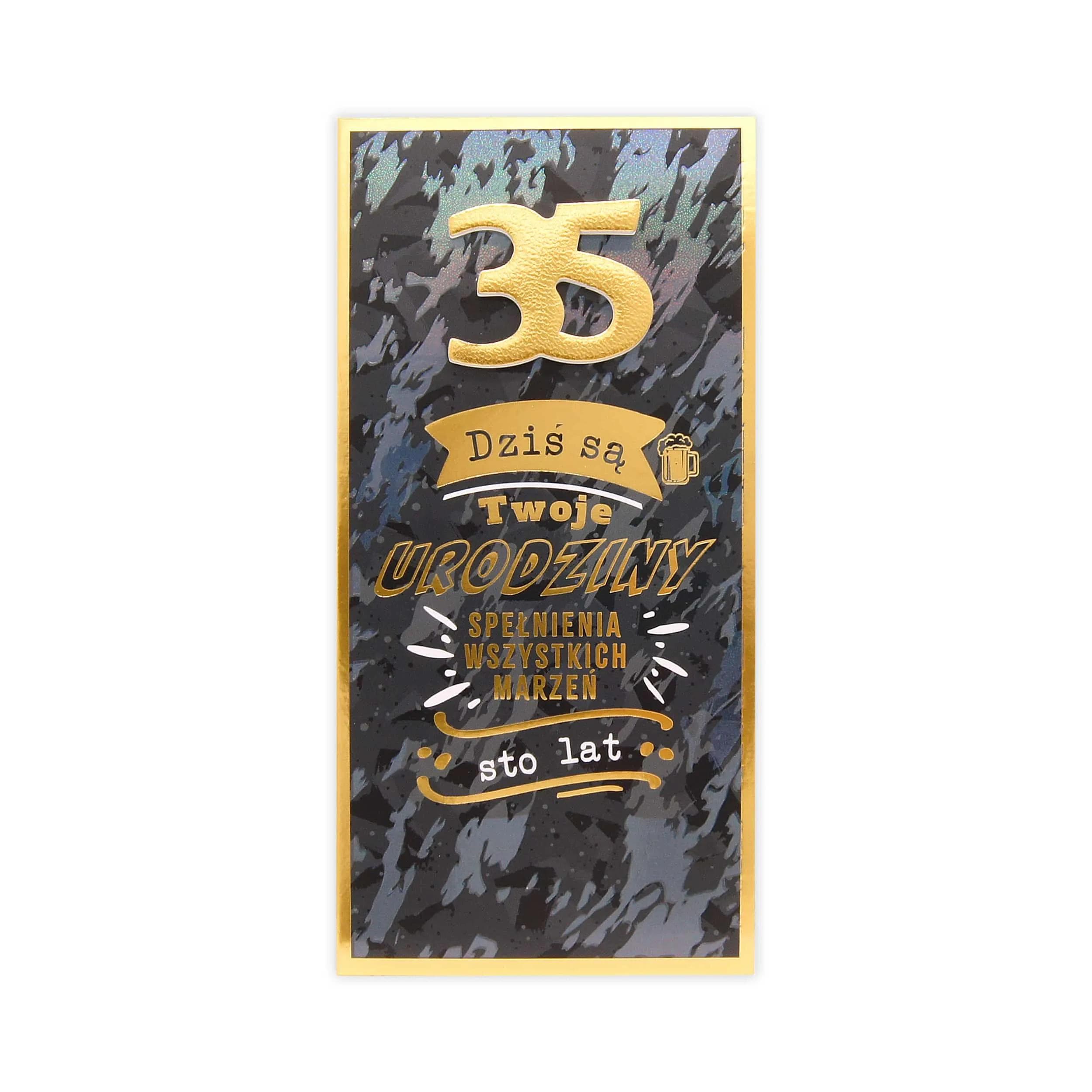 DL Kartka na 35 Urodziny - 48/35