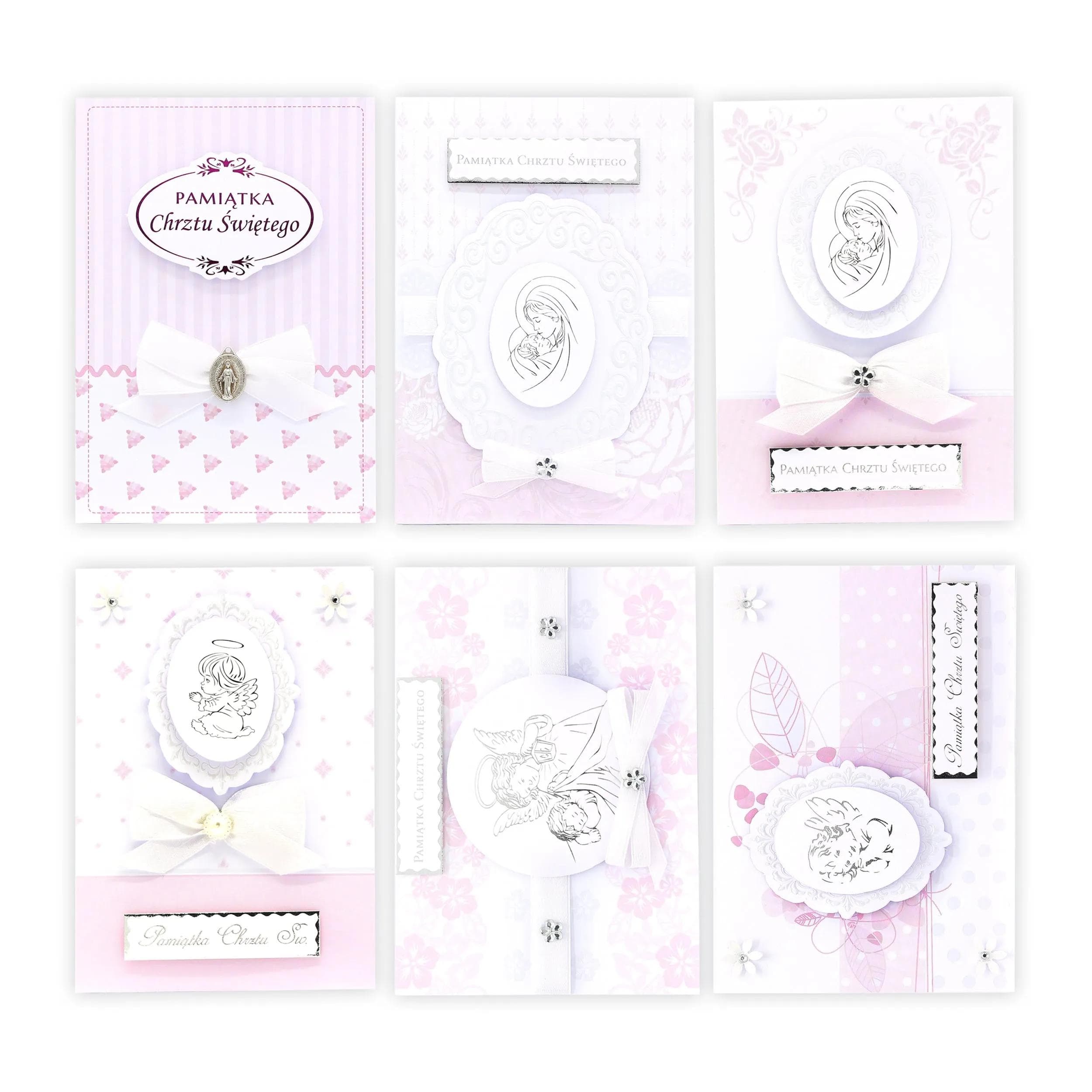 C6 Komunia MIX - Różowy