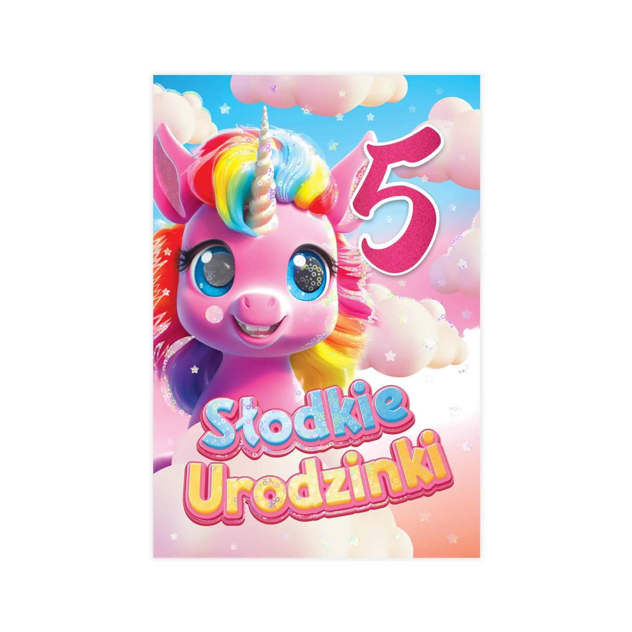 B6 Kartka na 5 Urodziny - 84