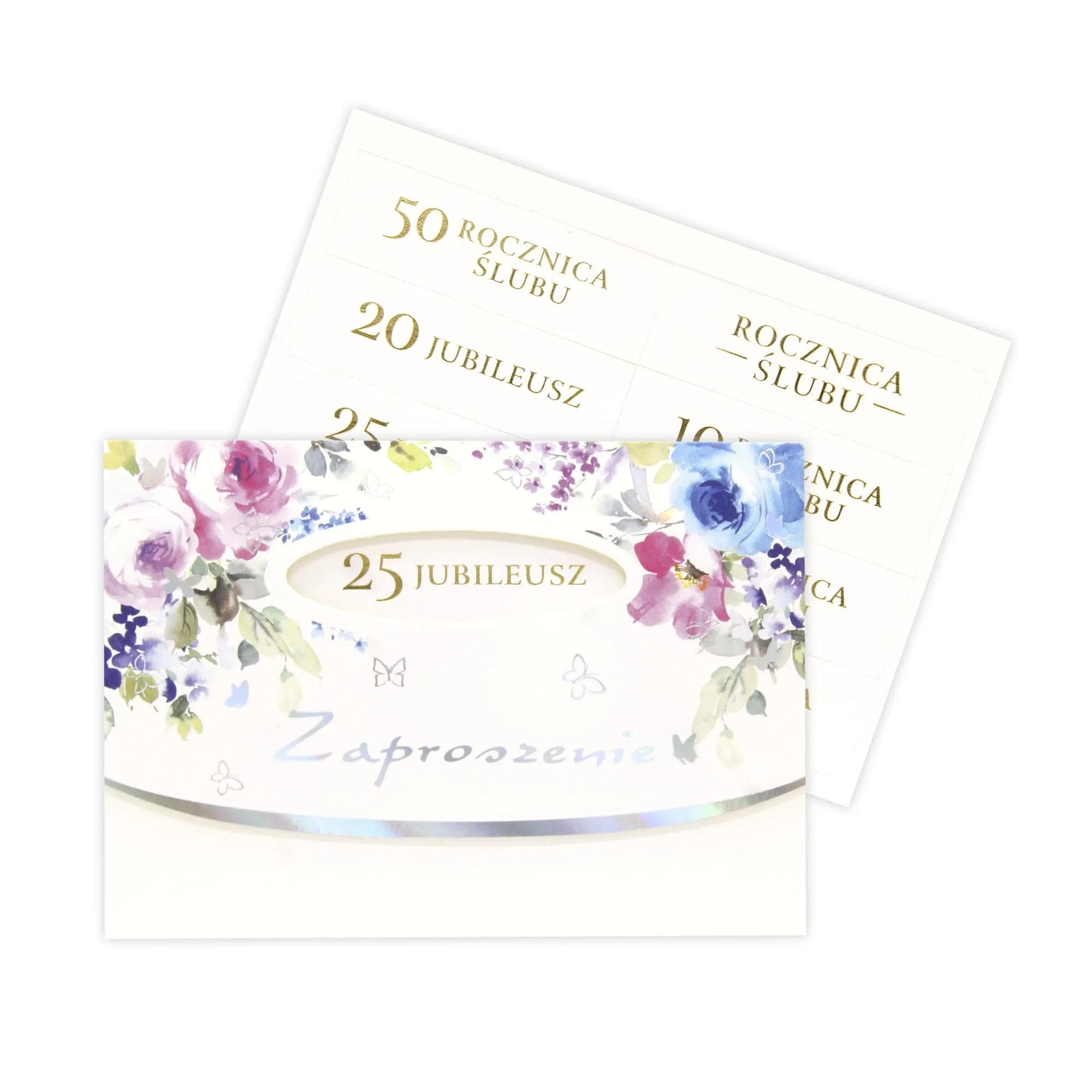 Zaproszenie A6 CW Rocznica Ślubu - 5