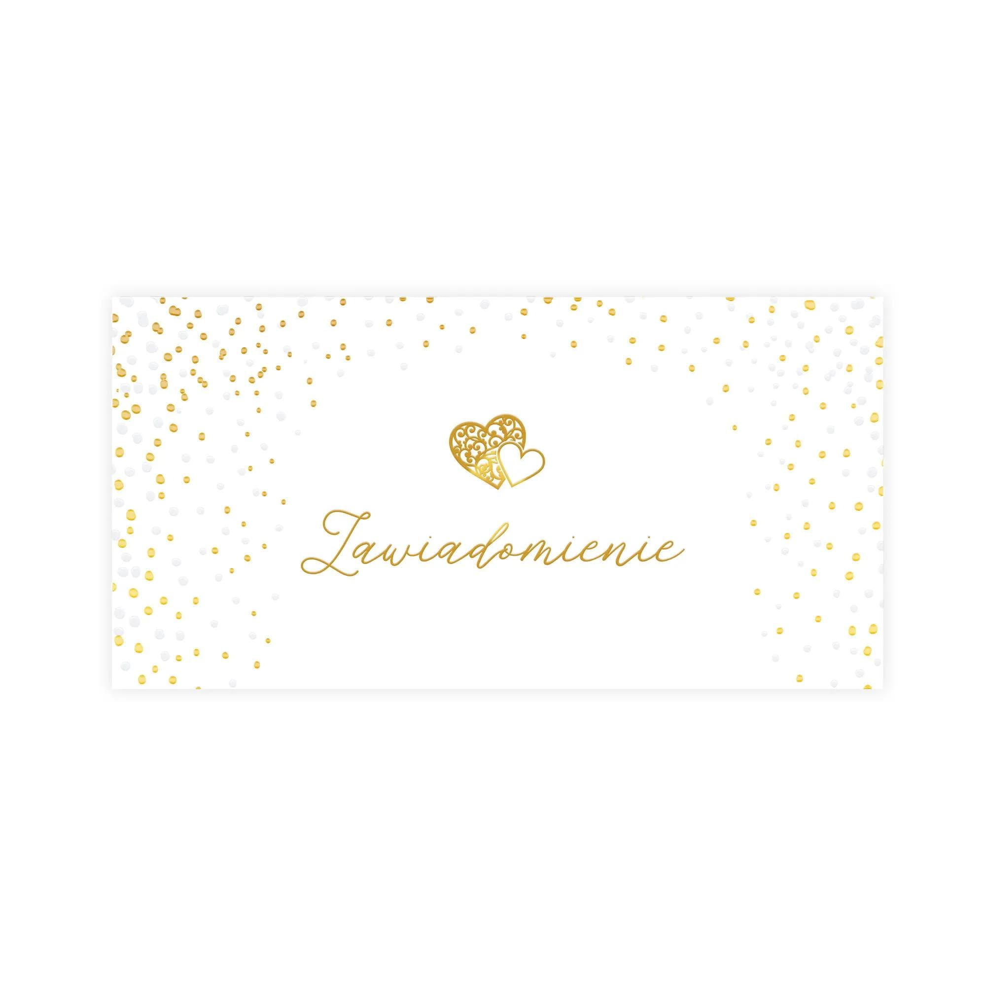 Zawiadomienie DL LUX Ślub - 007