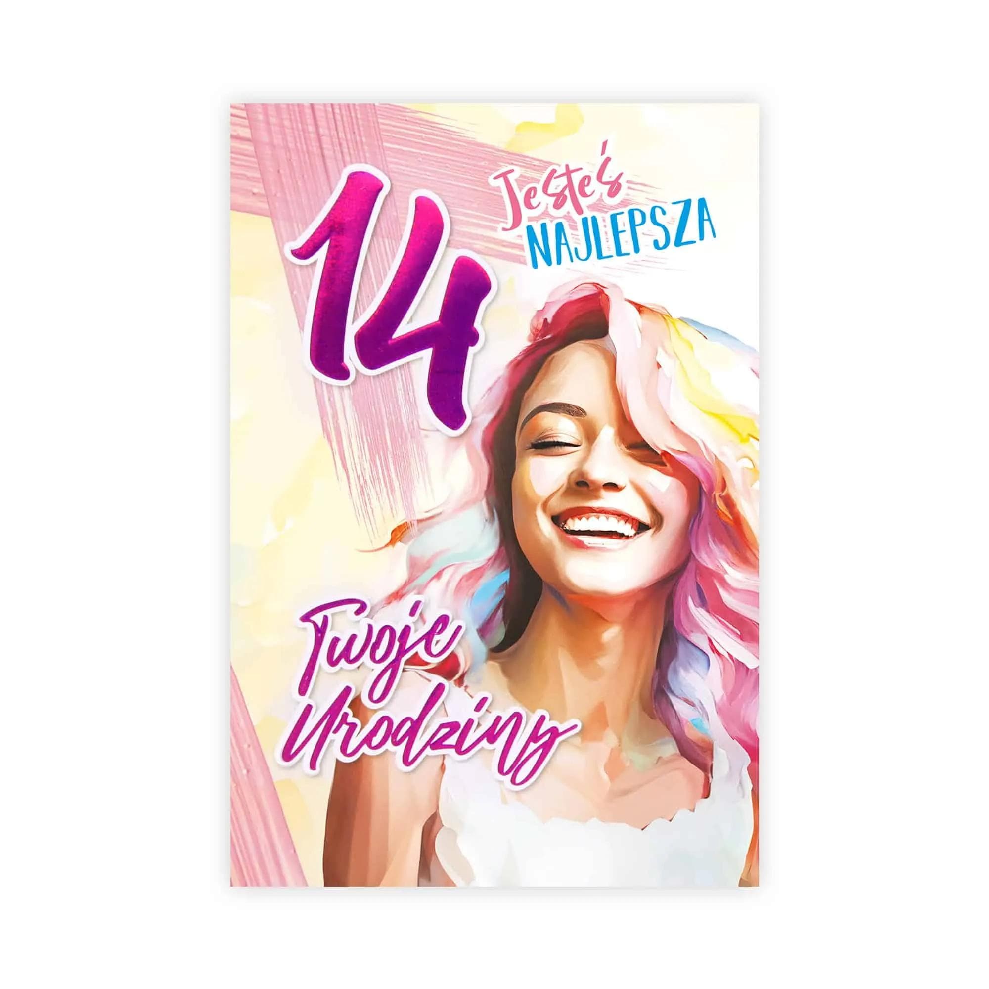 B6 Kartka na 14 Urodziny - 055