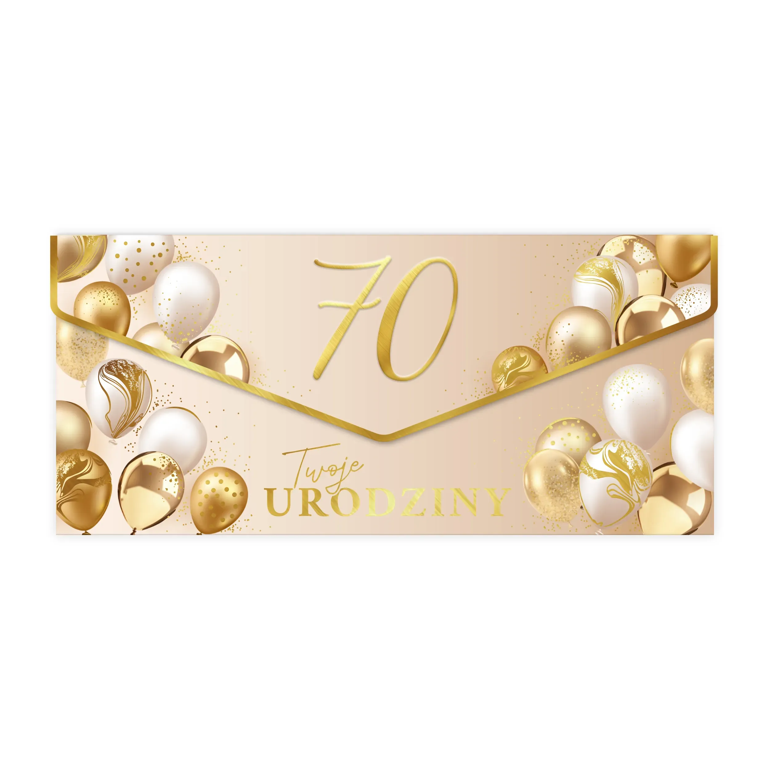 Koperta Premium na banknoty na 70 Urodziny - 26