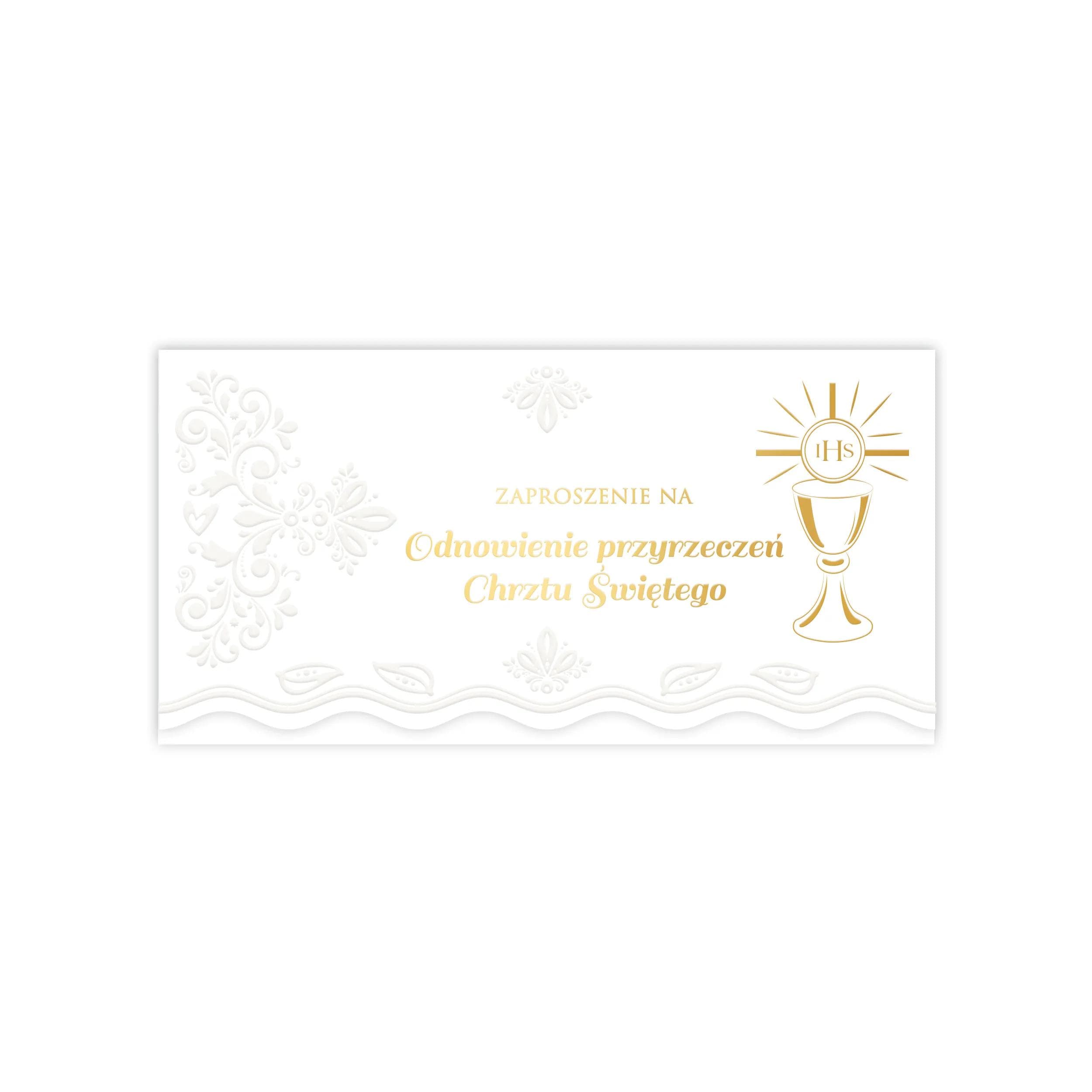 Zaproszenia DL LUX "Odnowienie przyrzeczeń Chrztu" - 18