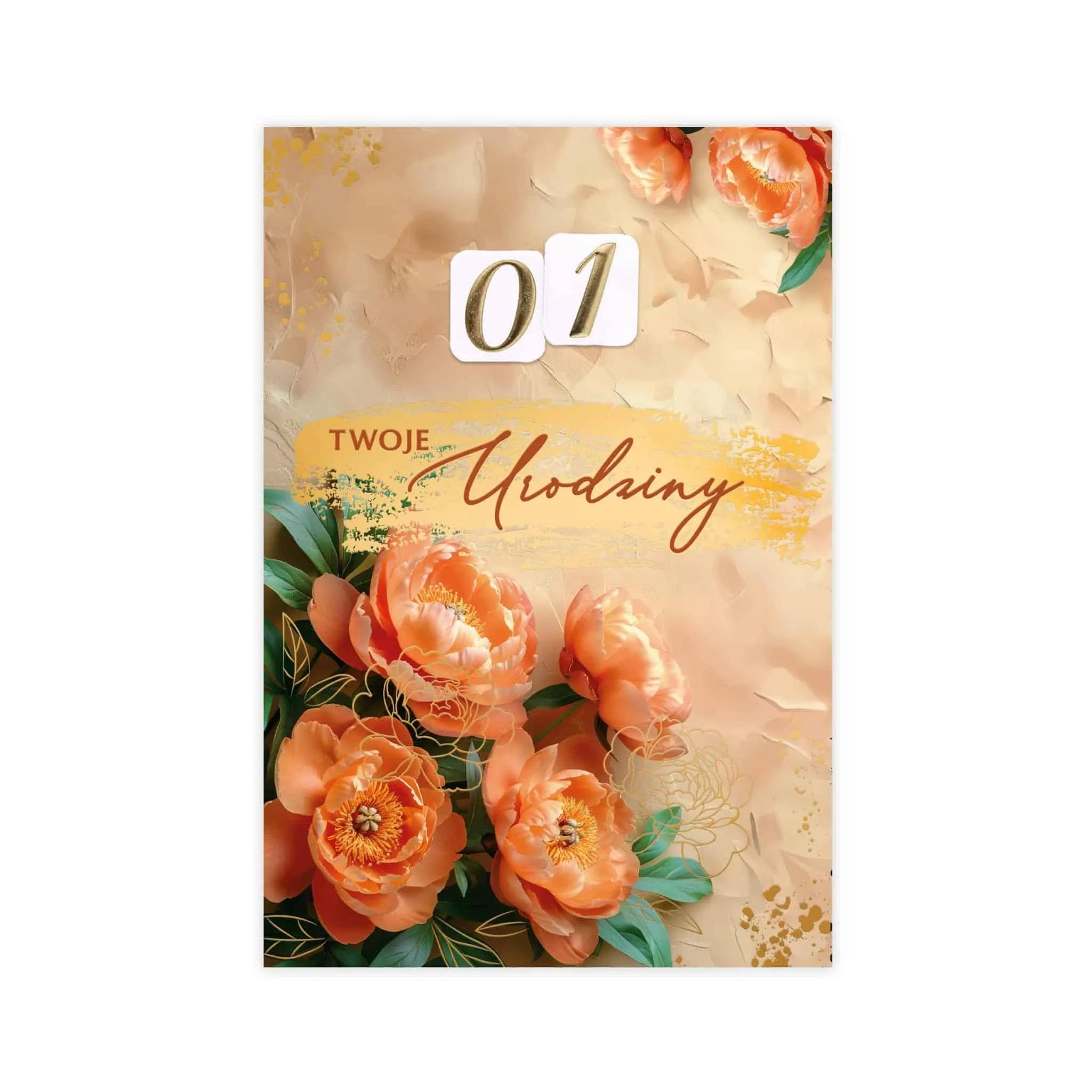 B6 Urodziny z wymienną cyfrą - 4