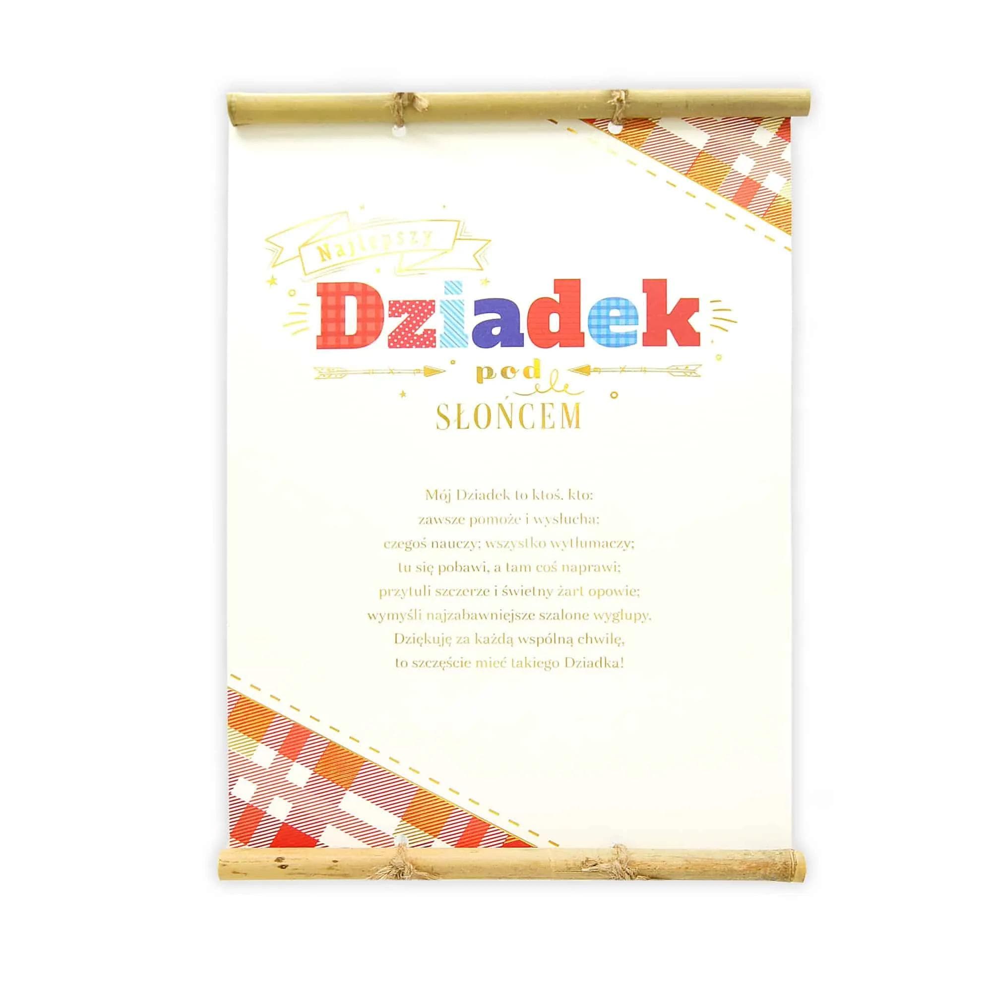 Dyplom z bambusem Dla Dziadka - 8