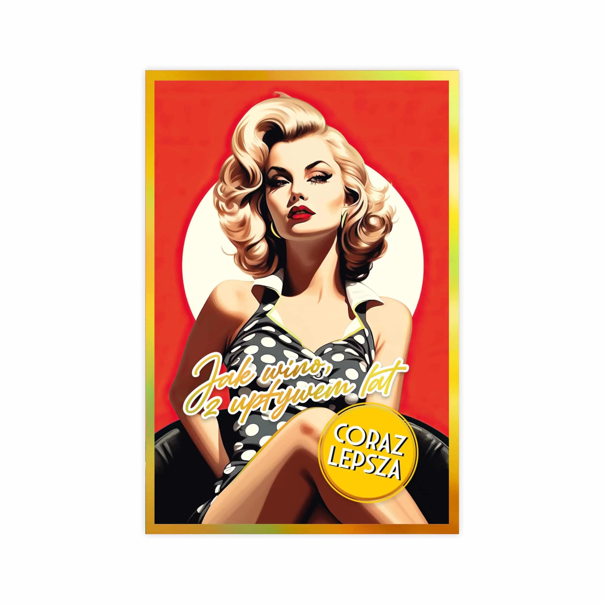 B6 Kartka na Urodziny Retro - 22