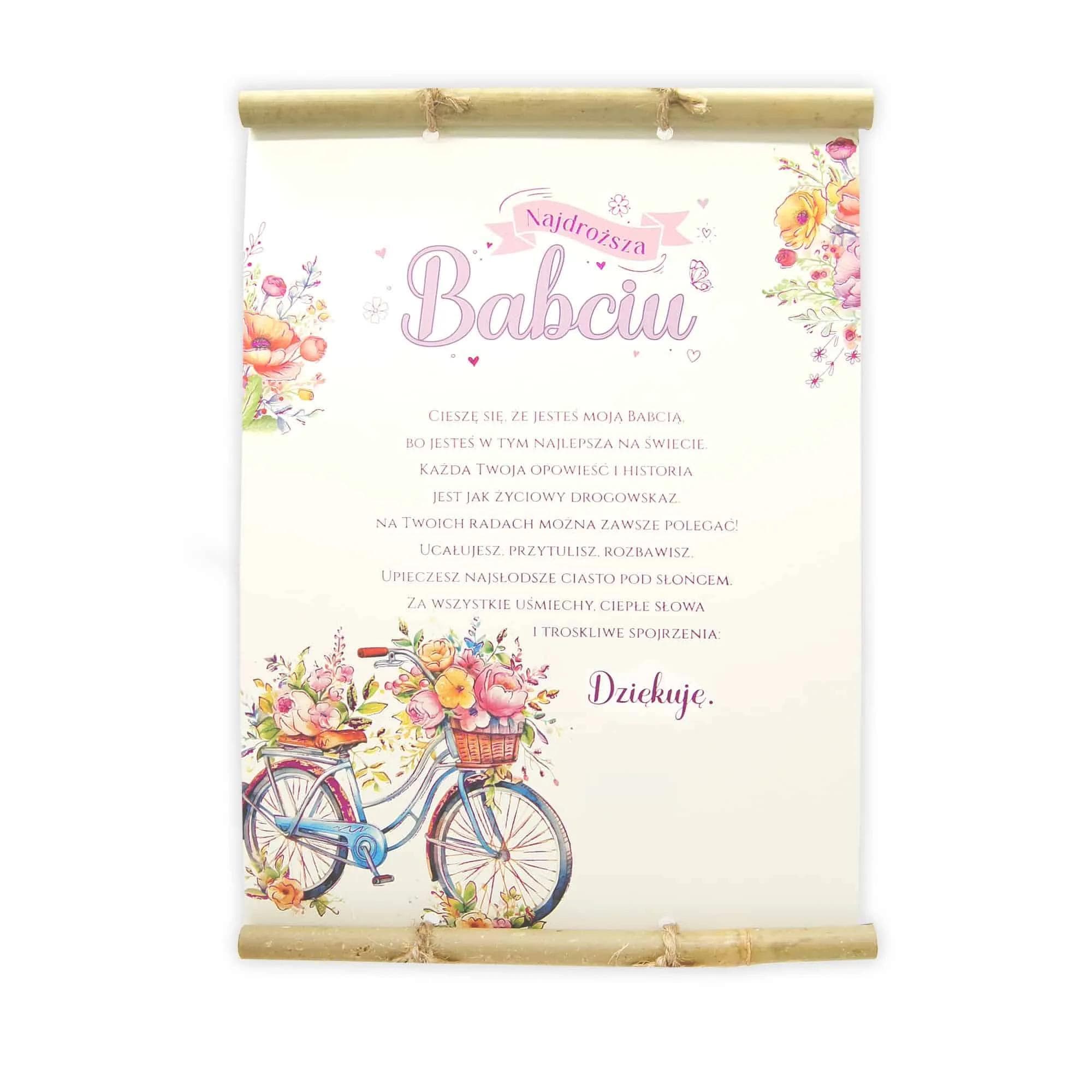 Dyplom z bambusem Dla Babci - 2