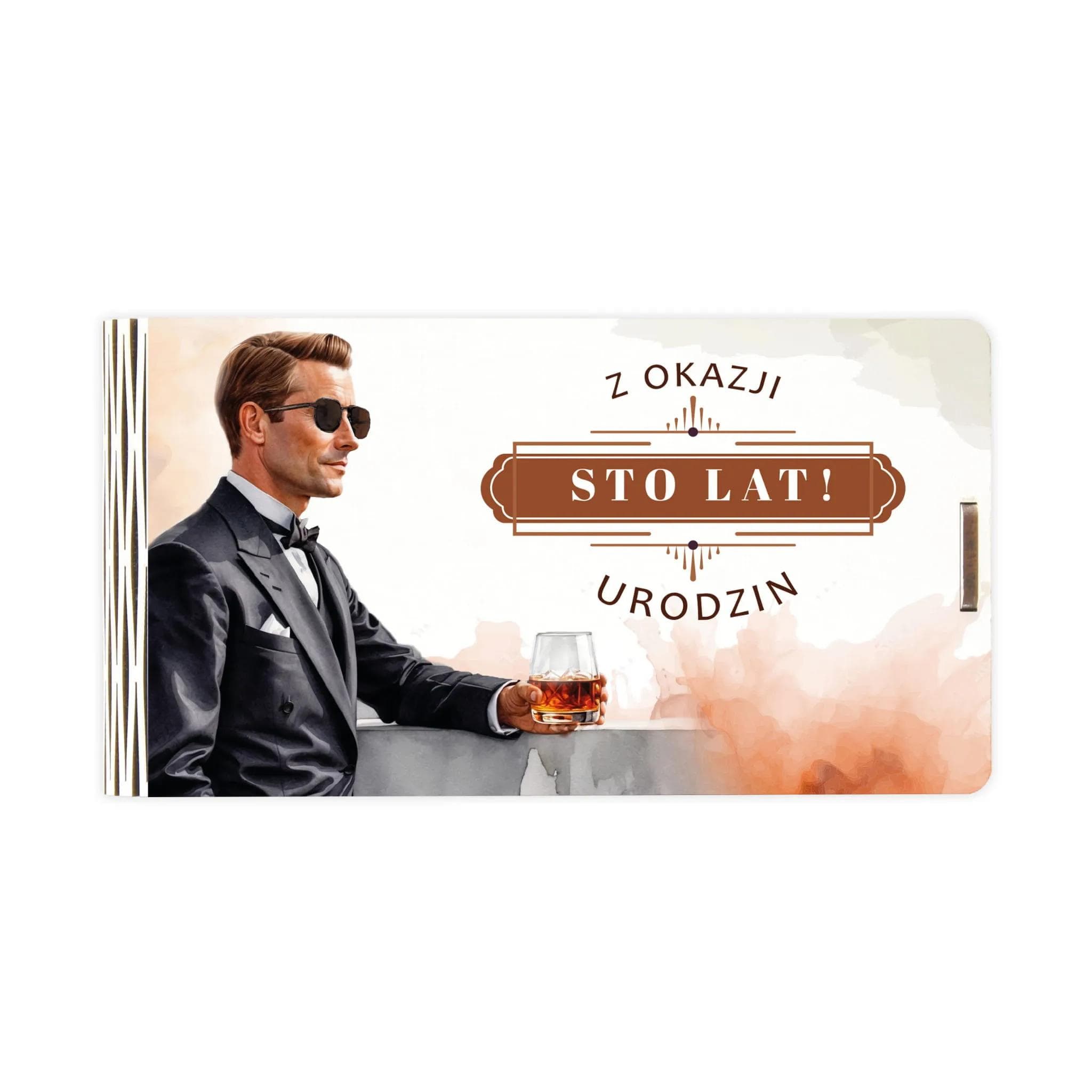 Pudełko mini drewno na Urodziny - 29