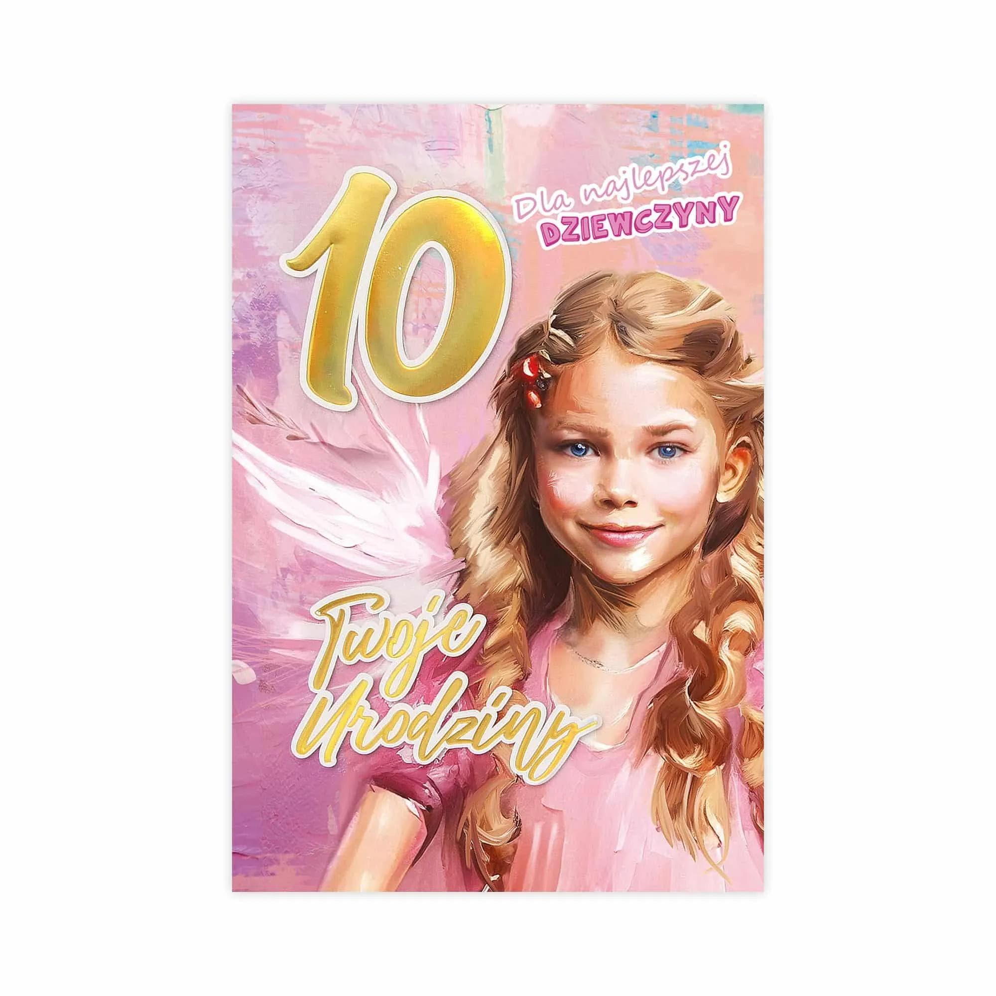 B6 Kartka na 10 Urodziny - 040