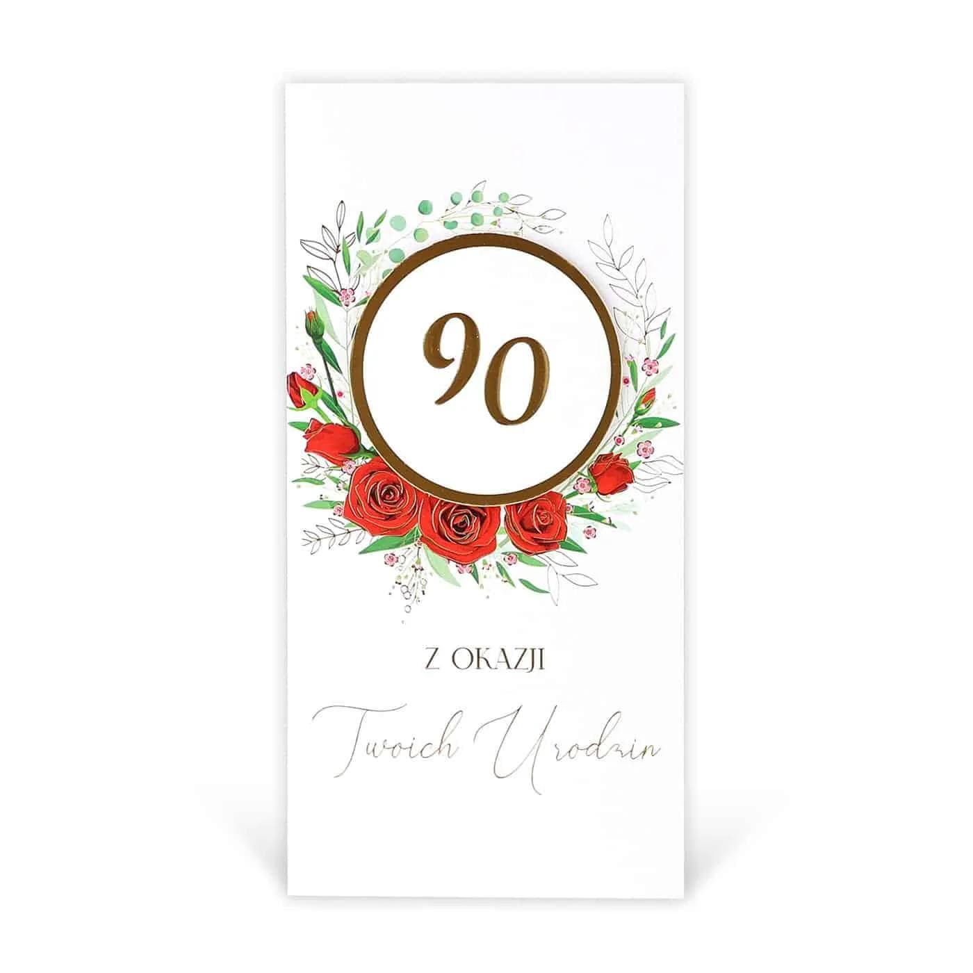 DL Kartka na 90 Urodziny - 023